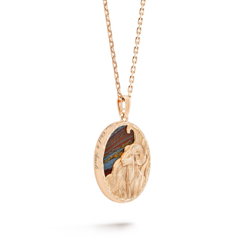 Replicate Zodiaque long necklace Arietis (Aries)(1:1 replica) - Original Replica Club