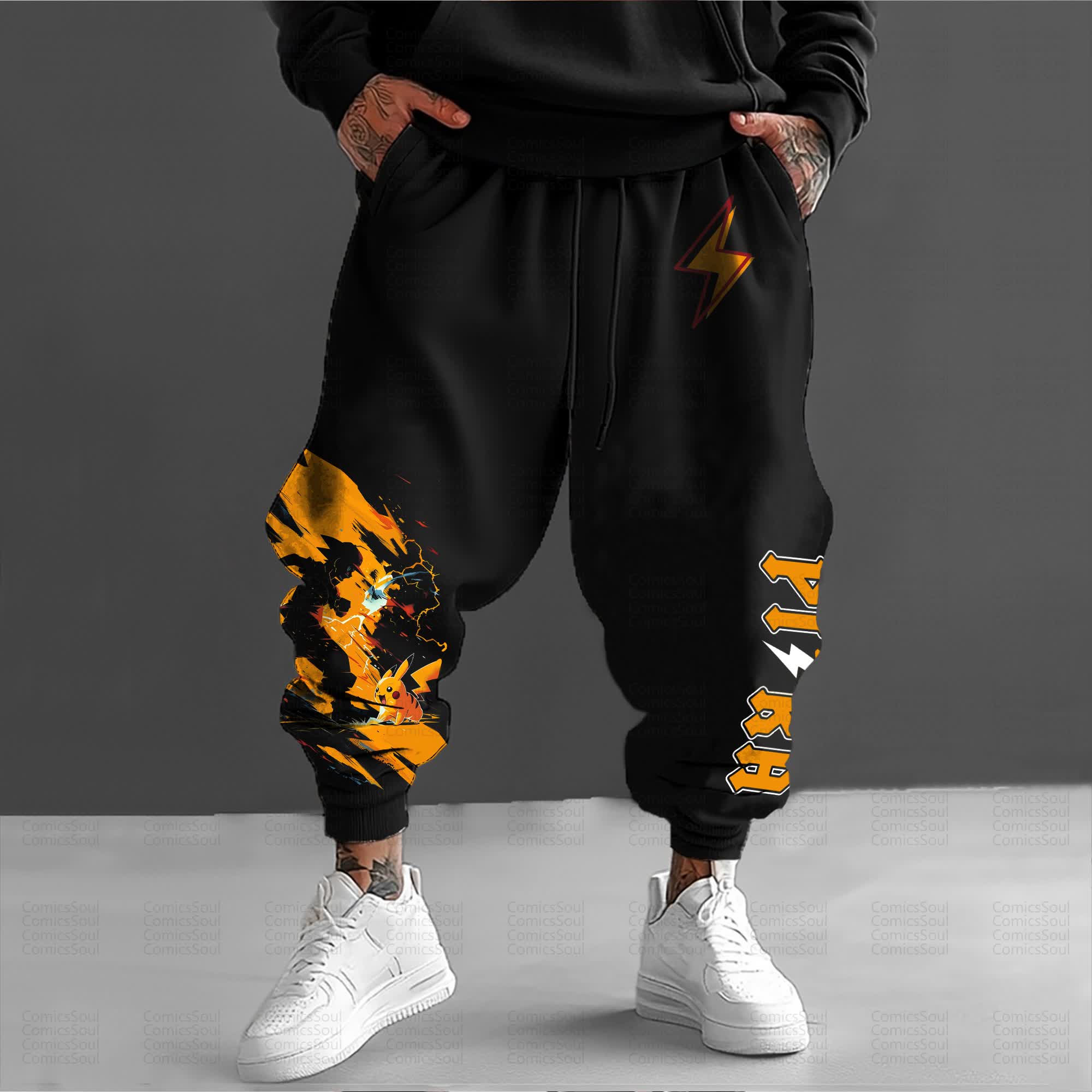 Unisex Anime Inspired Vintage Pants丨Comicssoul