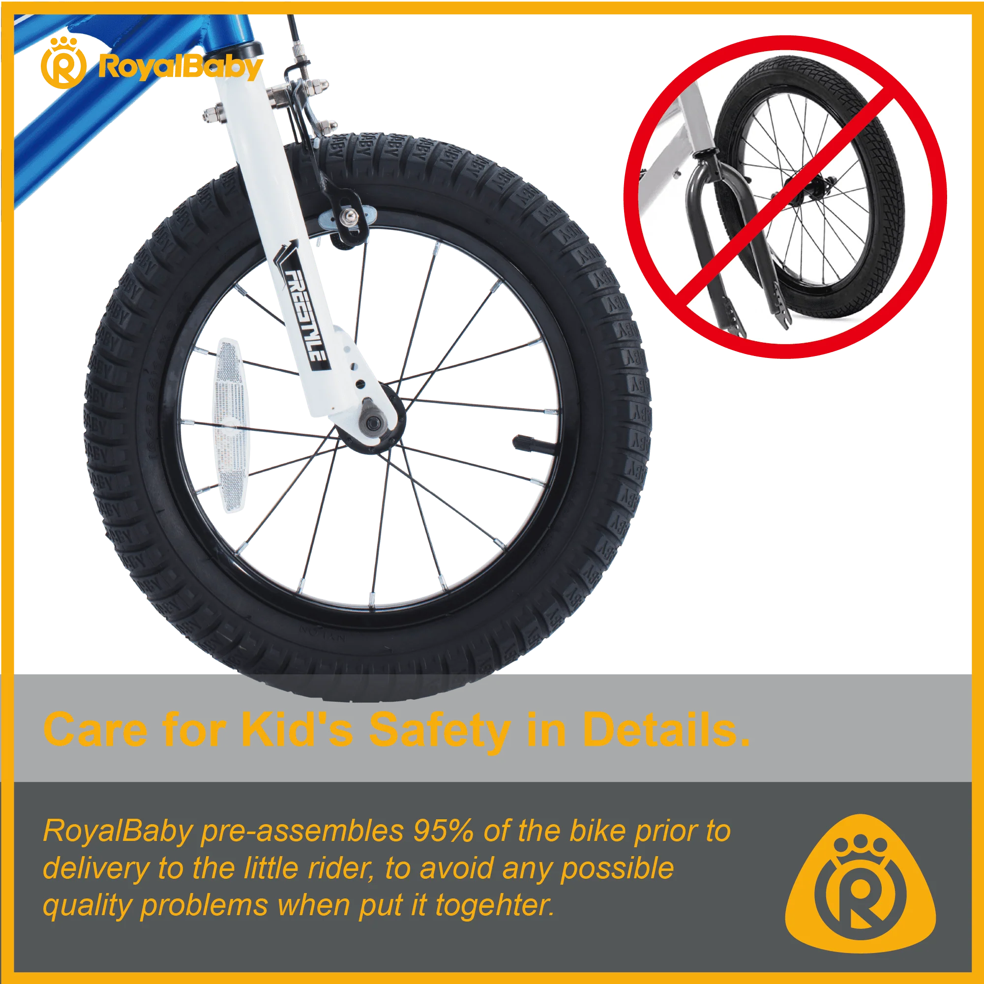Royalbaby Freestyle Kids Bike 12 14 16 18 20 Inch Bicycle for Boys Girls Ages 3-12 Years, Multiple Color Options - Image 11