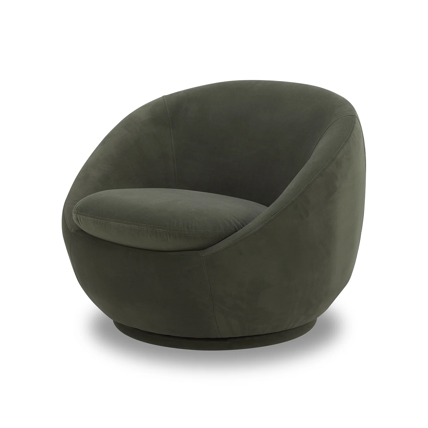 Better Homes & Gardens Mira Swivel Accent Chair, Cream Shearling - Image 24