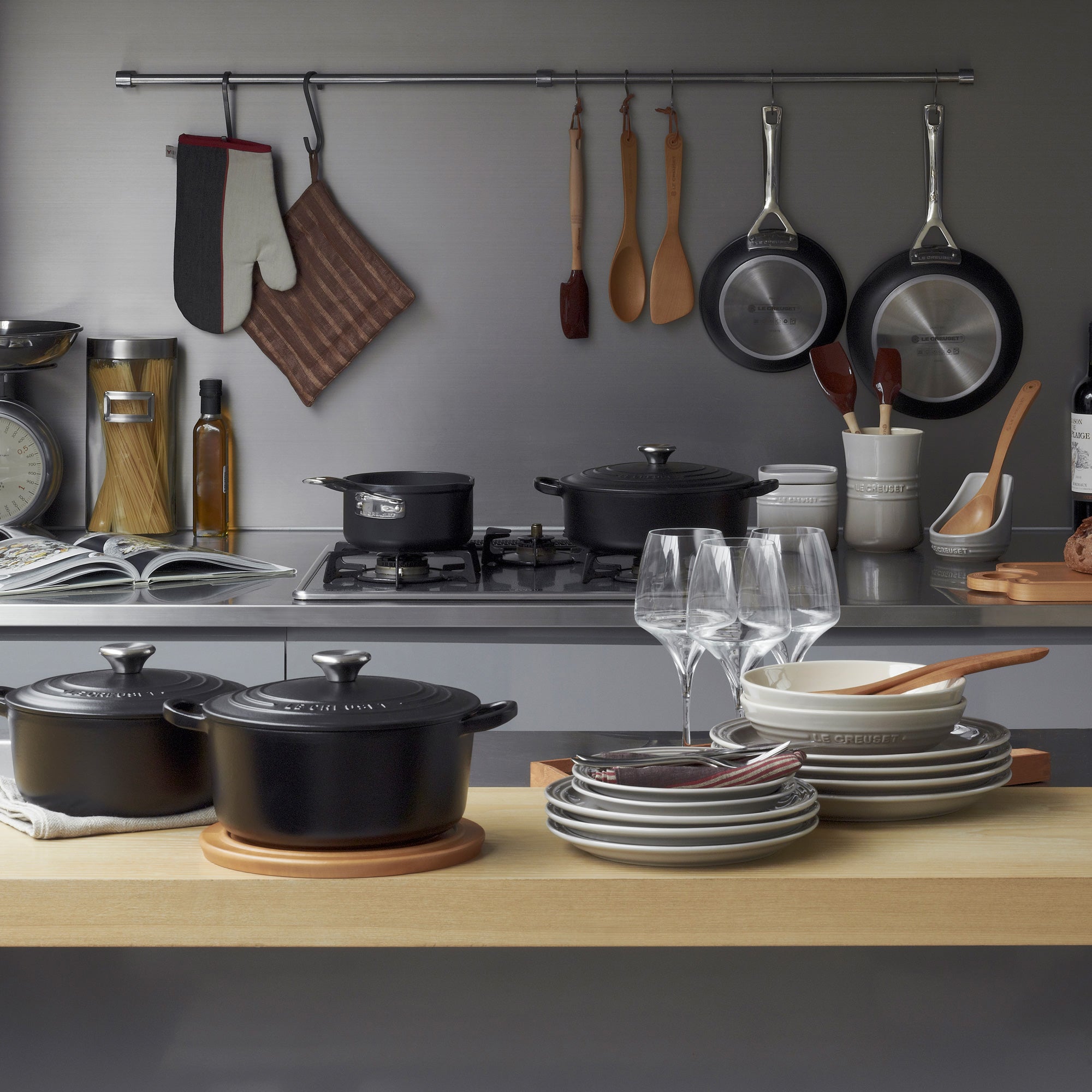 Le Creuset Signature Braadpan Ø 30 cm - Mat Zwart
