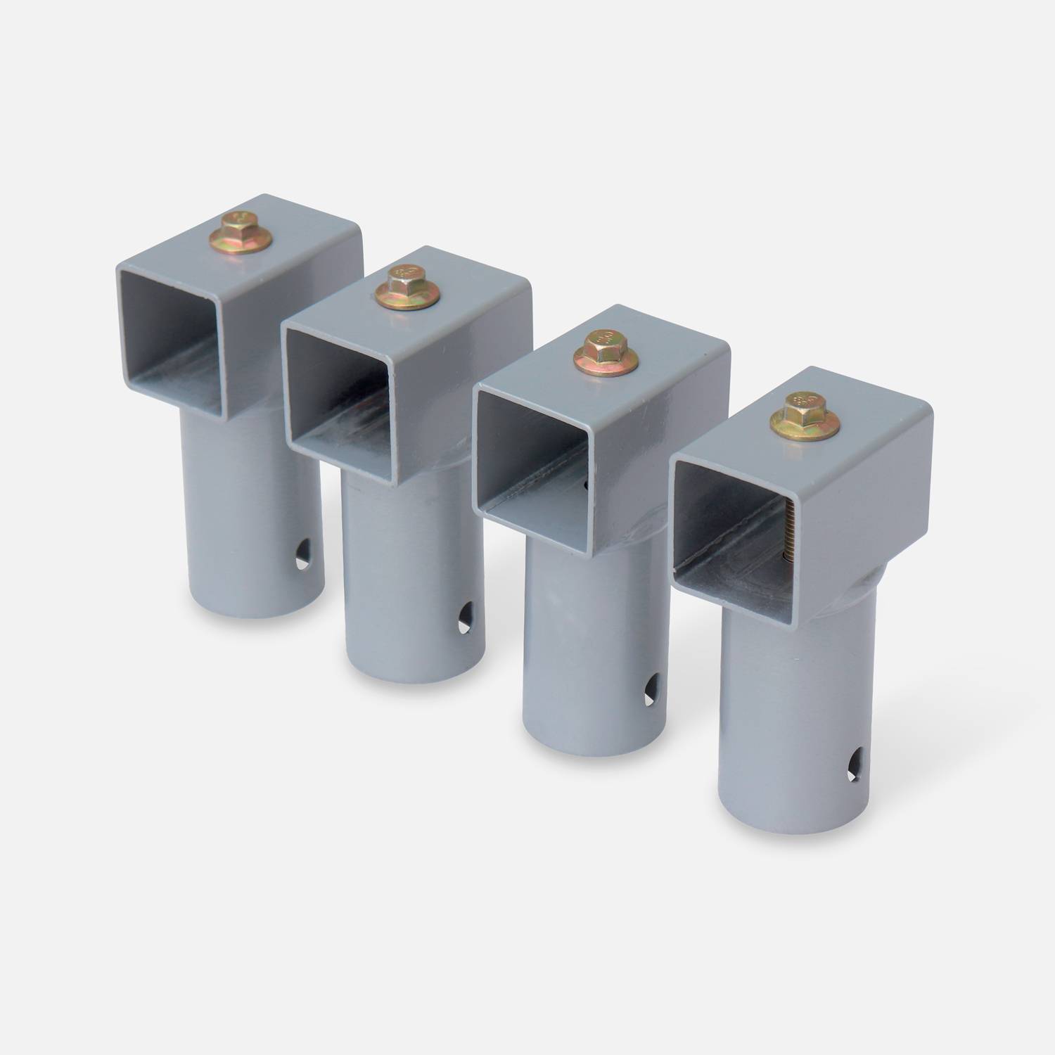 Kit de 4 conectores - Conector para cama elástica, 250 a 400cm, set de 4