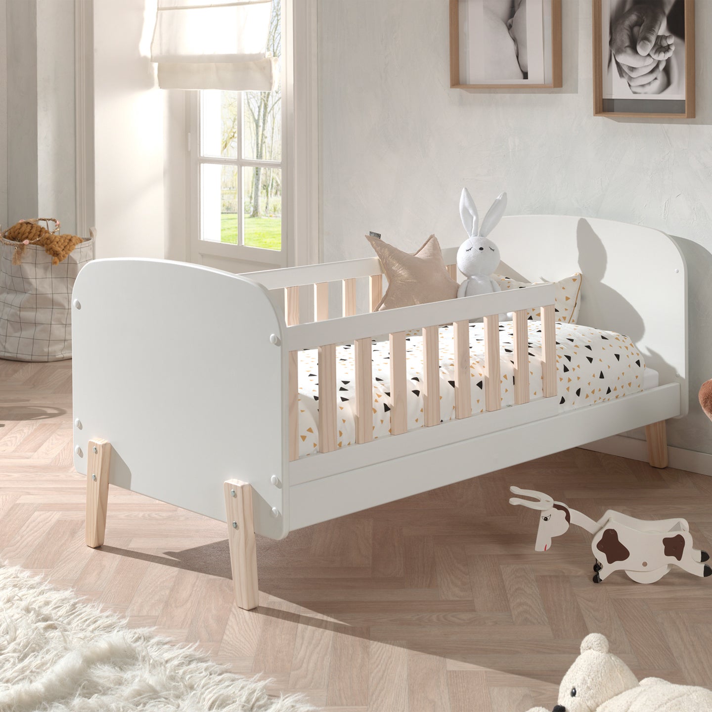 Vipack Kiddy Toddler Bed 70 x 140 cm - Wit