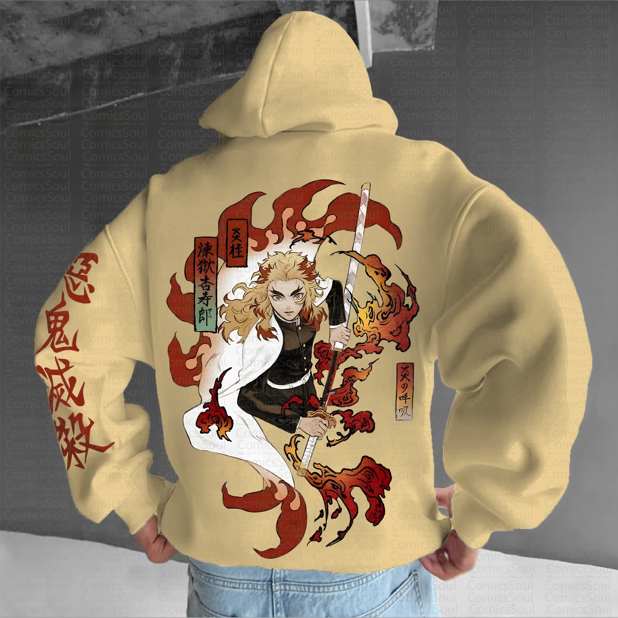 Unisex Anime Graphic Streetwear Vintage Hoodie丨Comicssoul