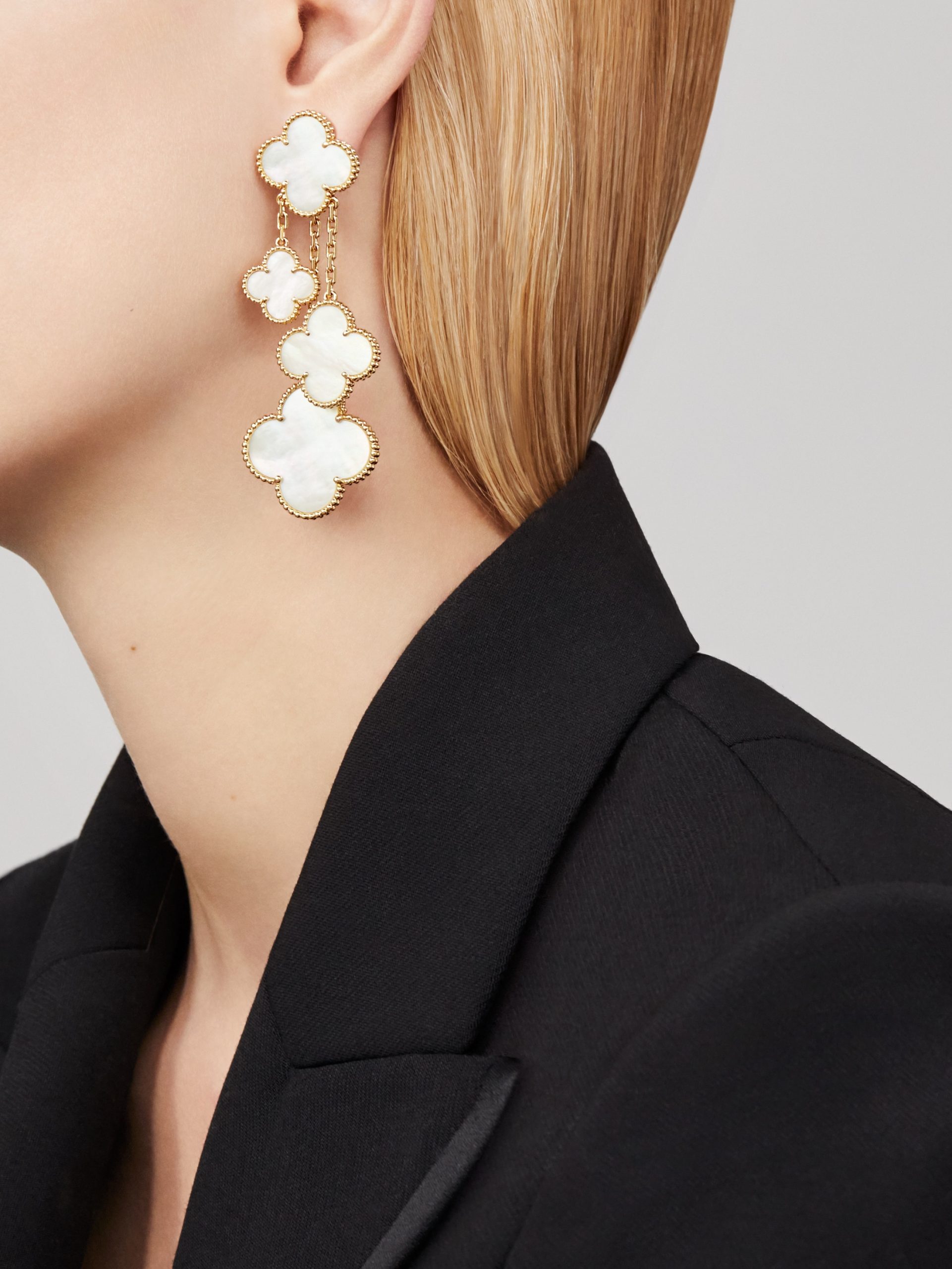 Replicate Magic Alhambra earrings, 2 motifs(1:1 replica) - Original Replica Club