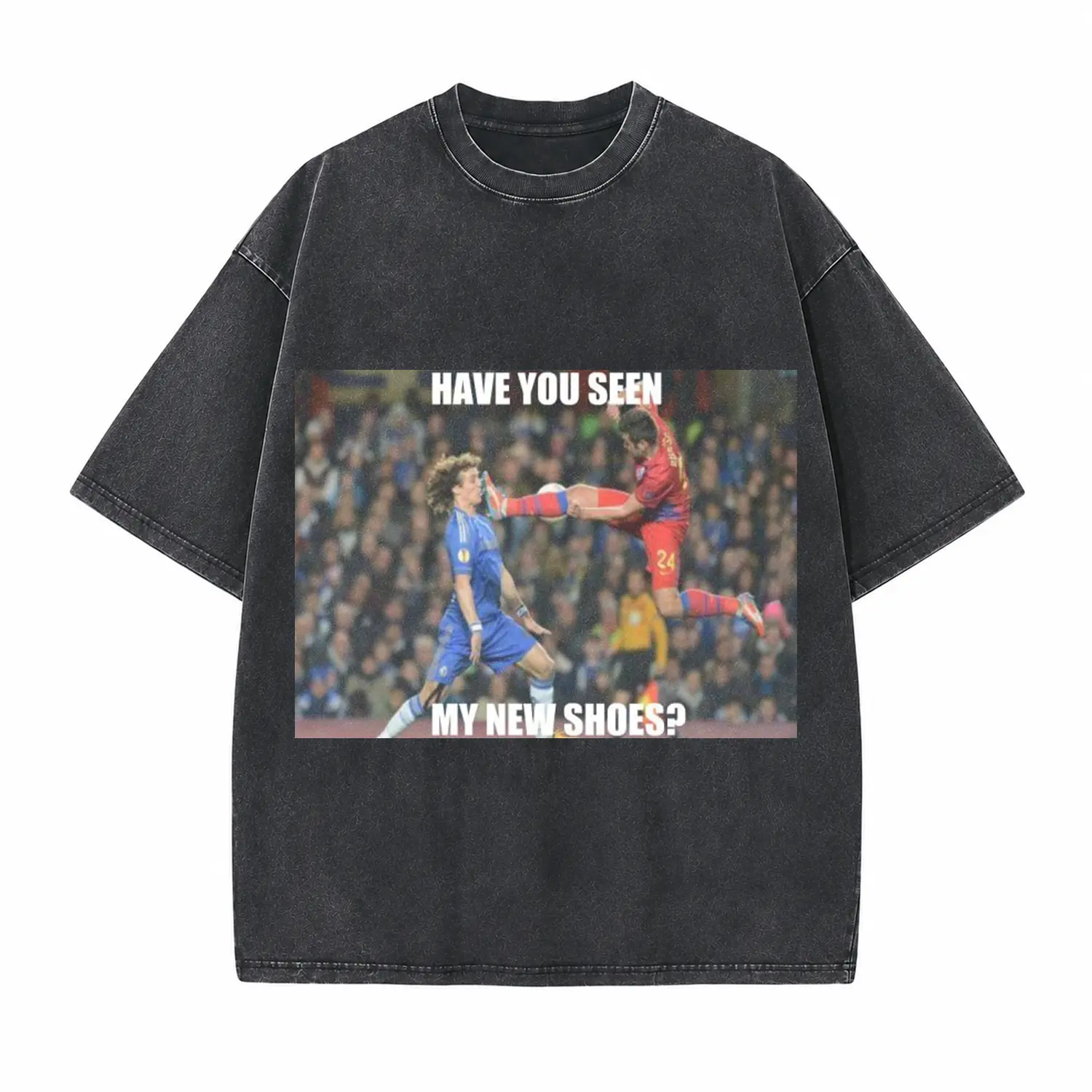 Have You Seen My New Shoes? Printed Unisex Washed T-Shirt