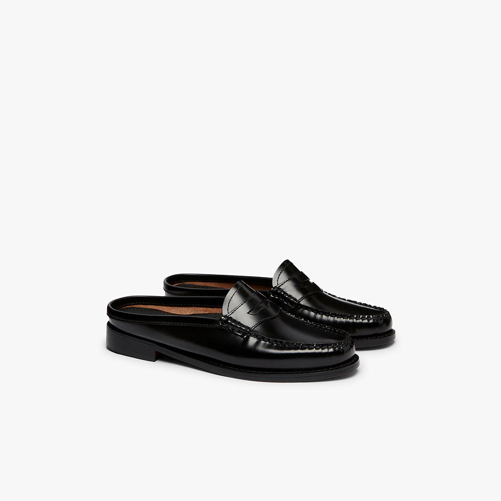 GH Bass - Mocassins Weejun Penny Slide - Noir