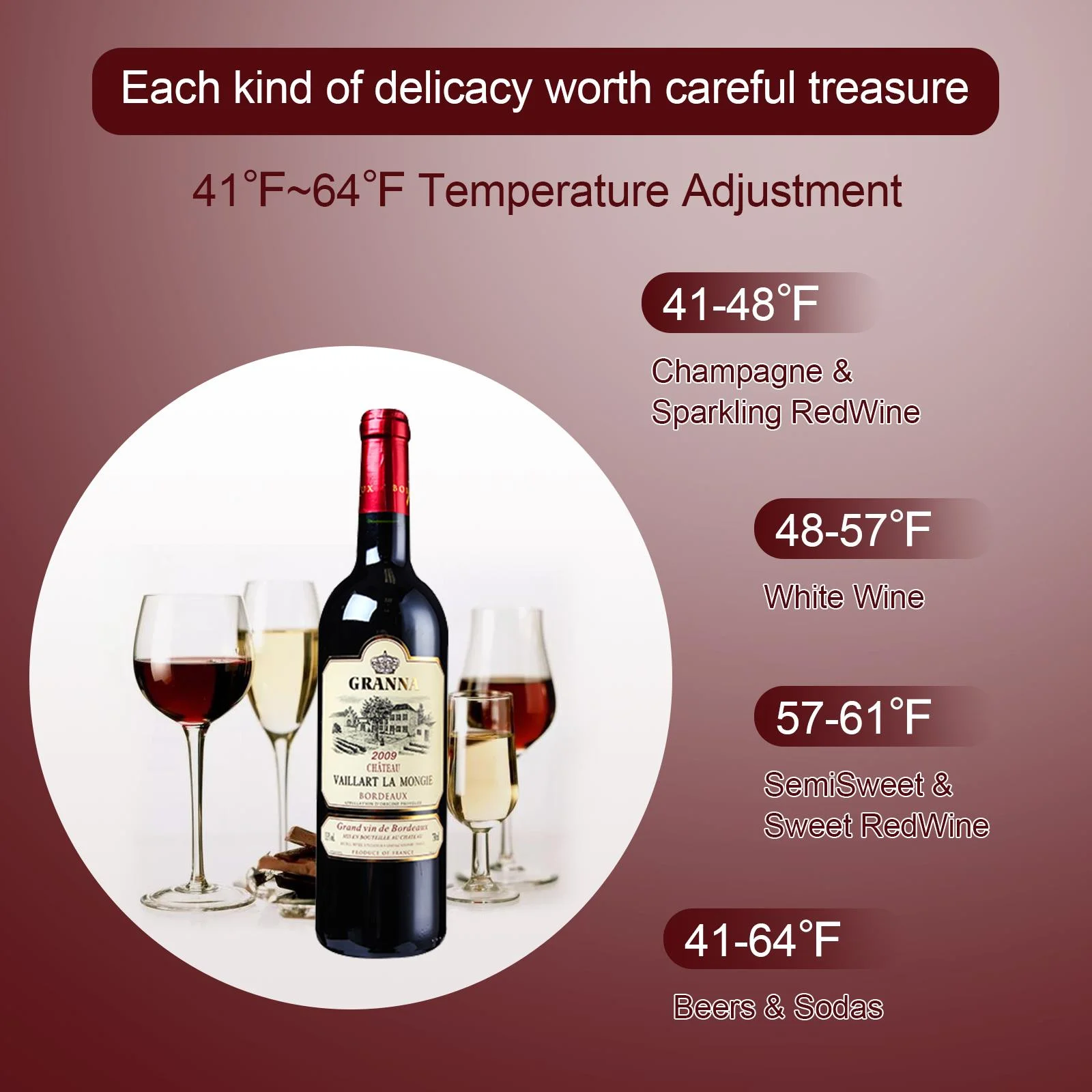 Ktaxon 18 Bottle Compressor Wine Cooler Freestanding Wine Fridge, Fast Cooling, Low Noise - Image 48