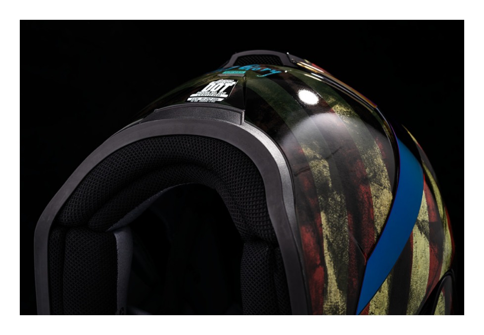 SportsBikeShop Icon Airform Old Glory Helmet
