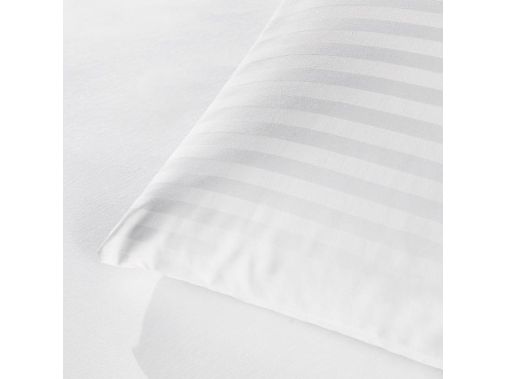 2 Almohadas plumón 30% y doble funda 100% algodón 40x75cm Decoromantico Home