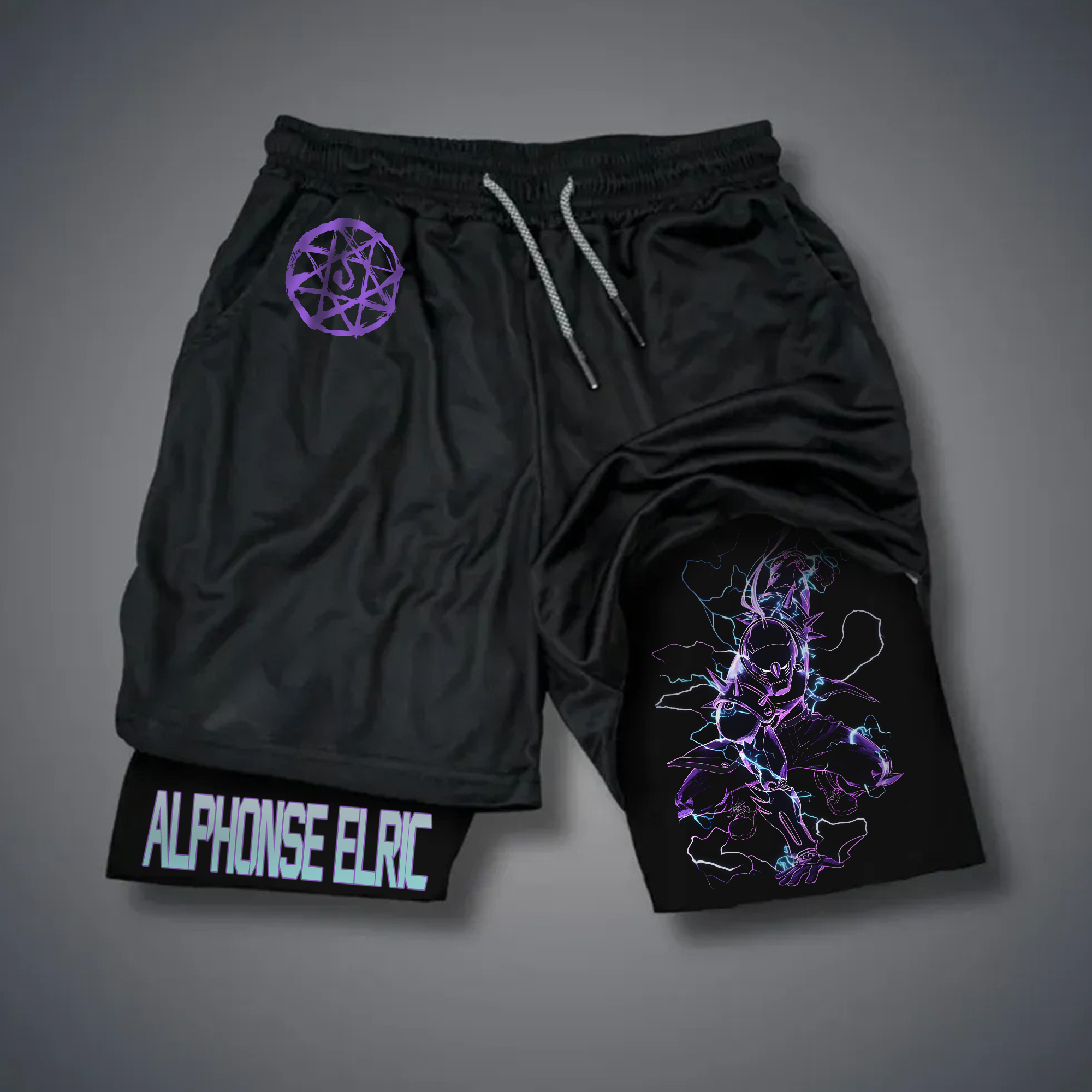 Unisex  “Comicssoul” Casual Anime Streetwear Shorts