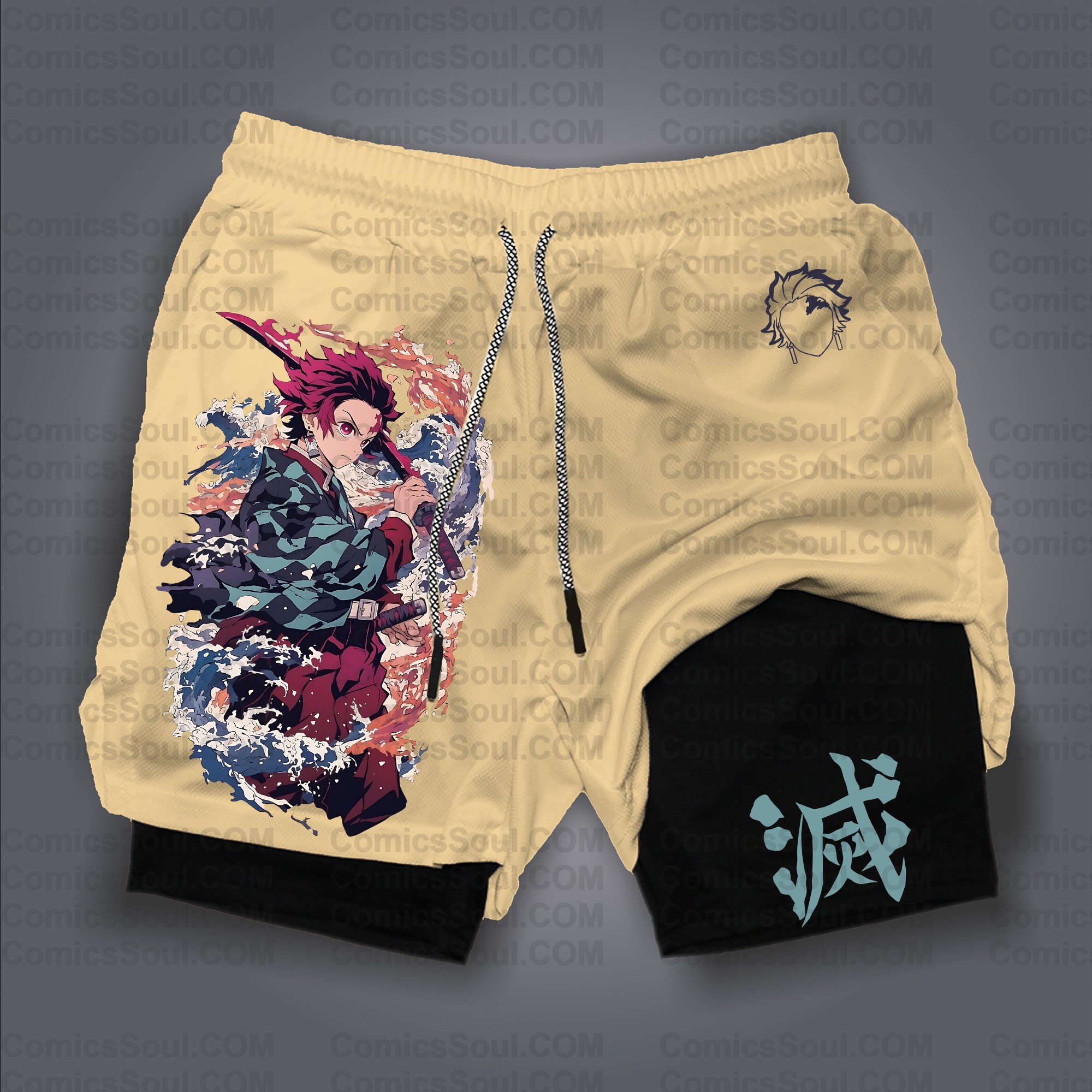 Unisex “ Comicssoul” Casual Streetwear Shorts