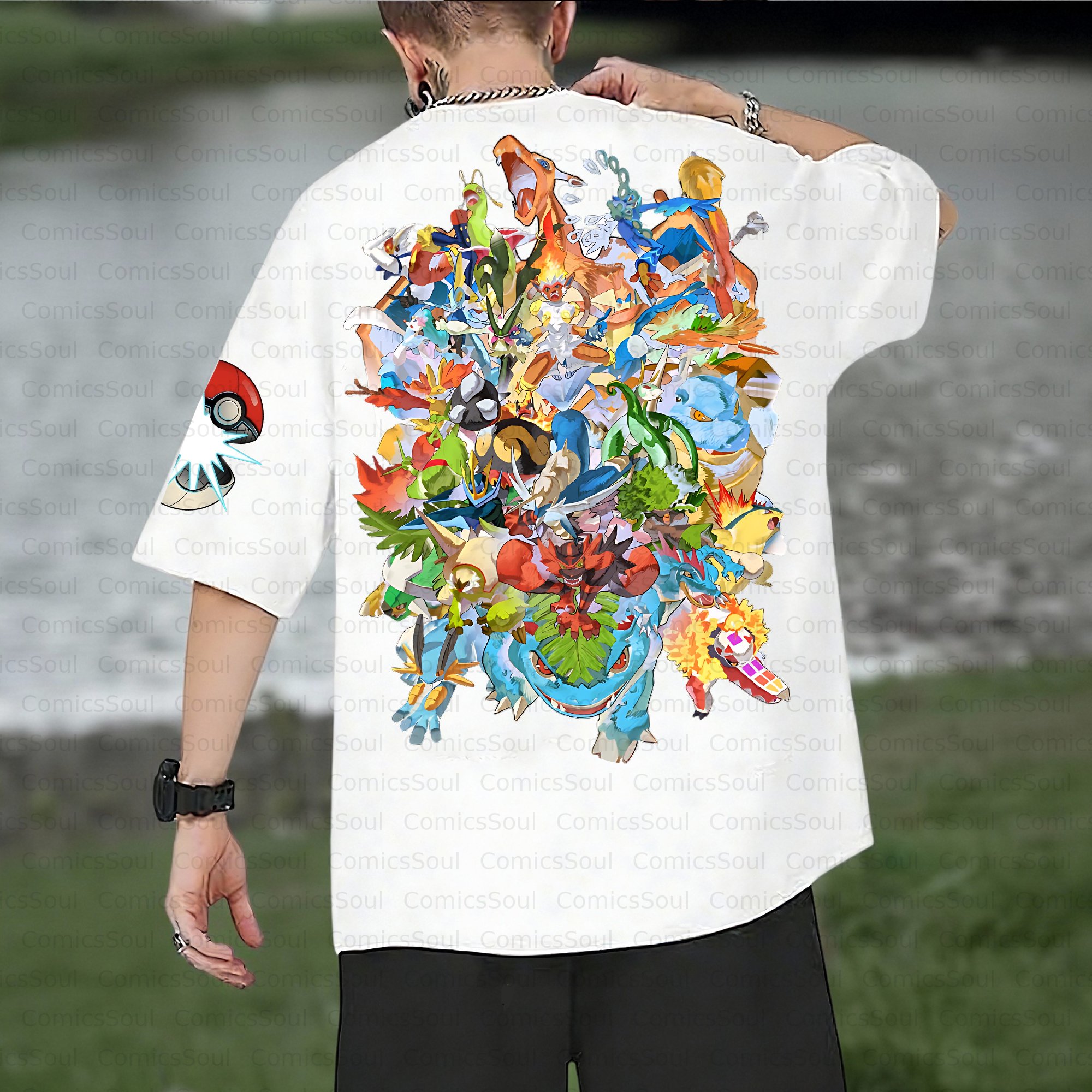 Unisex Anime Inspired Vintage T-Shirt