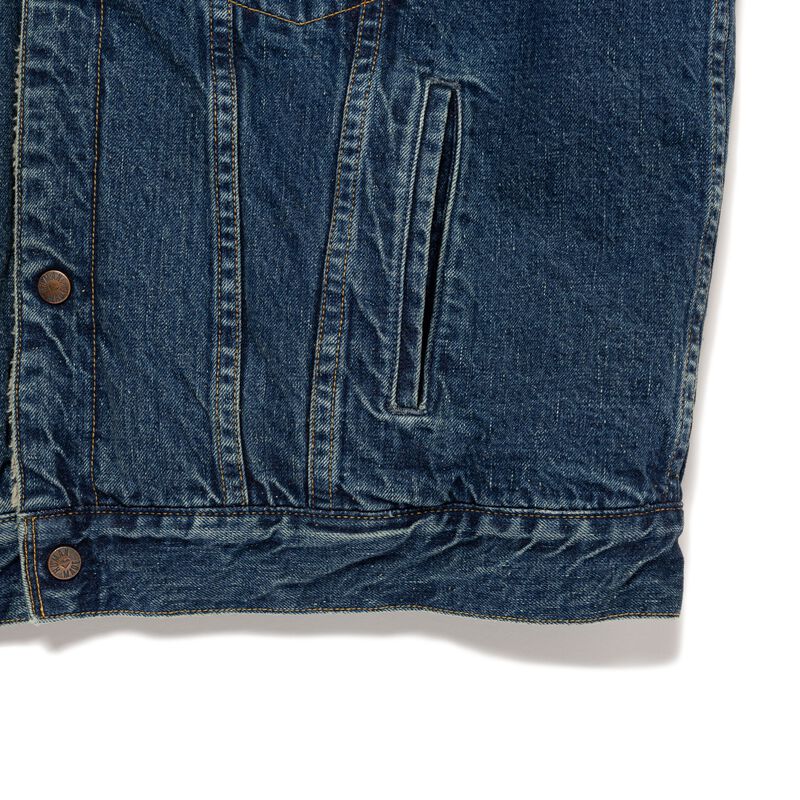 HUMAN MADE BOA LINED DENIM JACKET