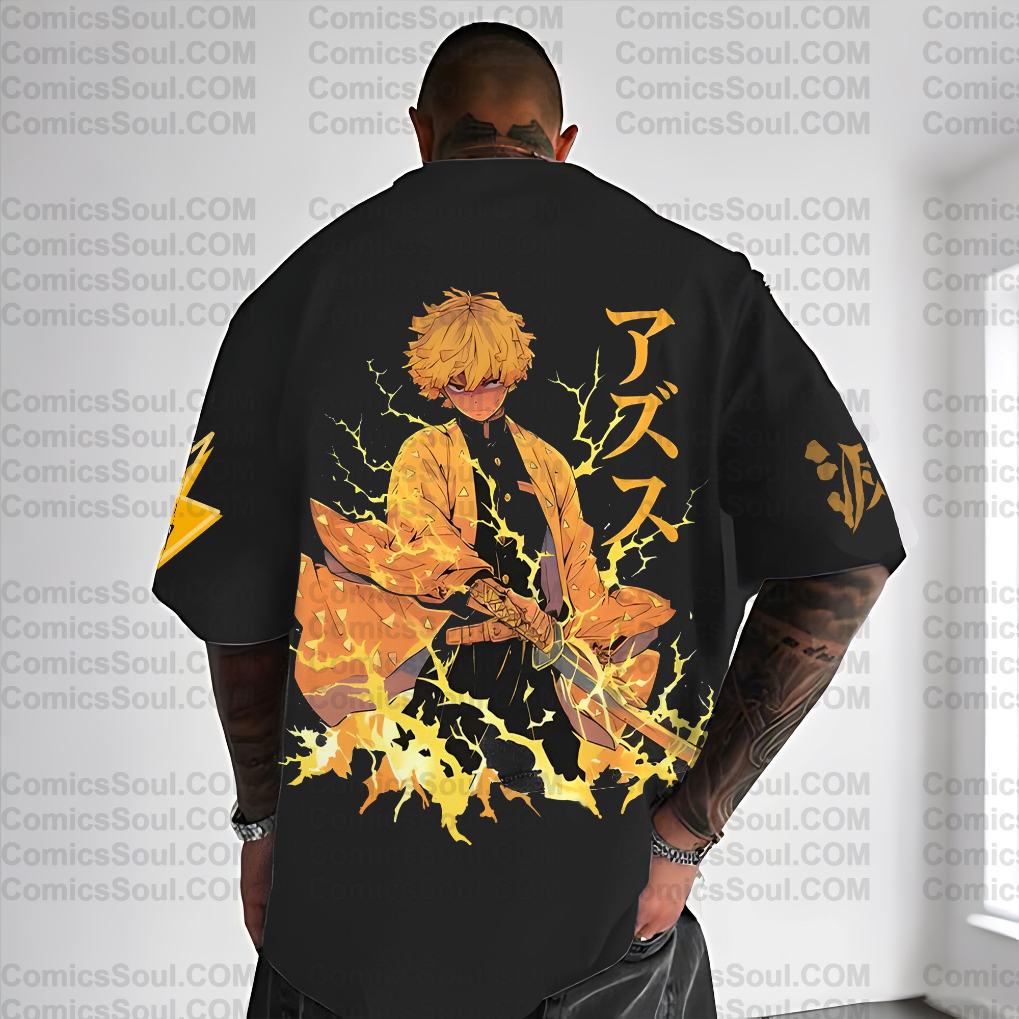 Unisex Anime Inspired Vintage T-Shirt丨Comicssoul