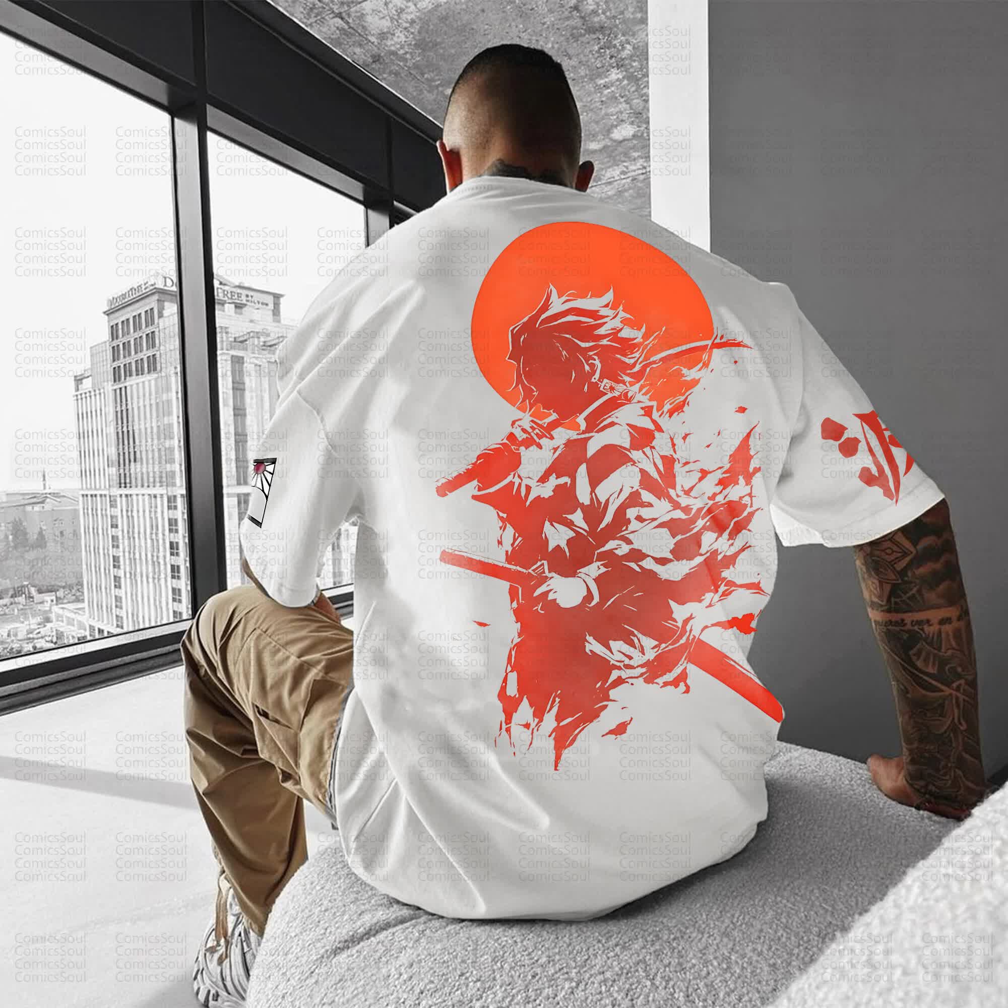 Unisex Anime Inspired Vintage T-Shirt丨Comicssoul
