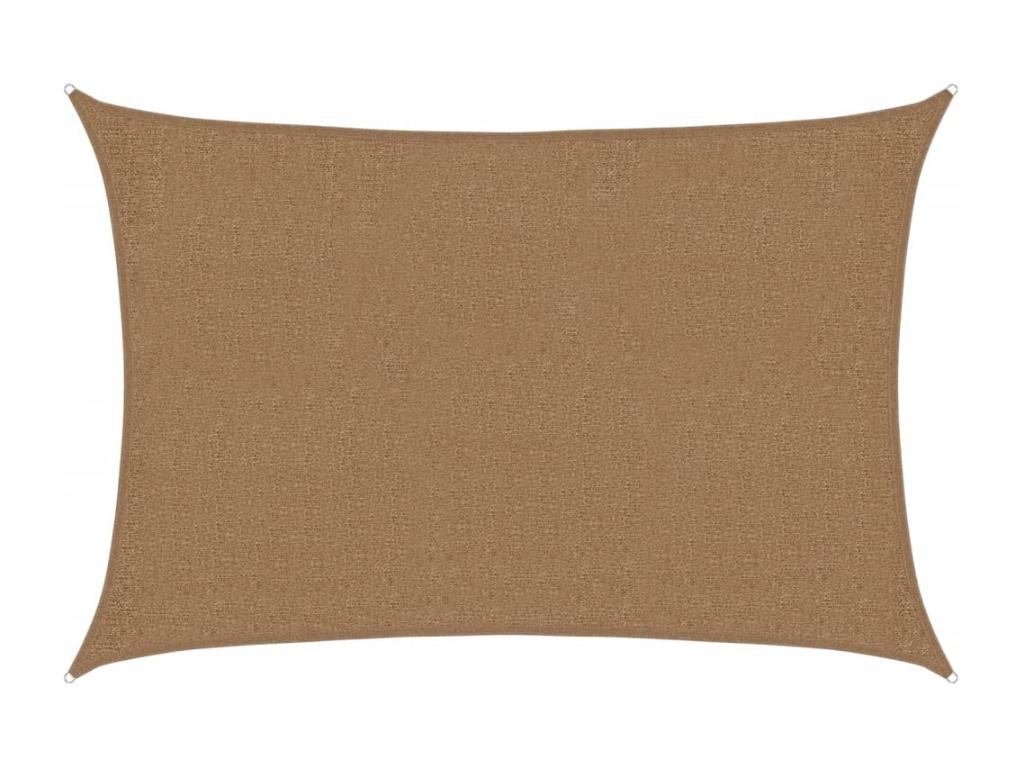 Vela de sombra 160 g/m² Taupe 2x3 m HDPE