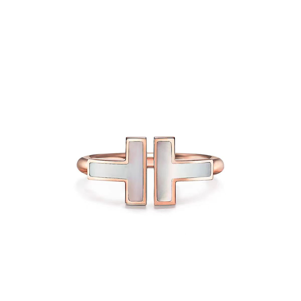 Tiffany Doube T Rings - Original Replica Club