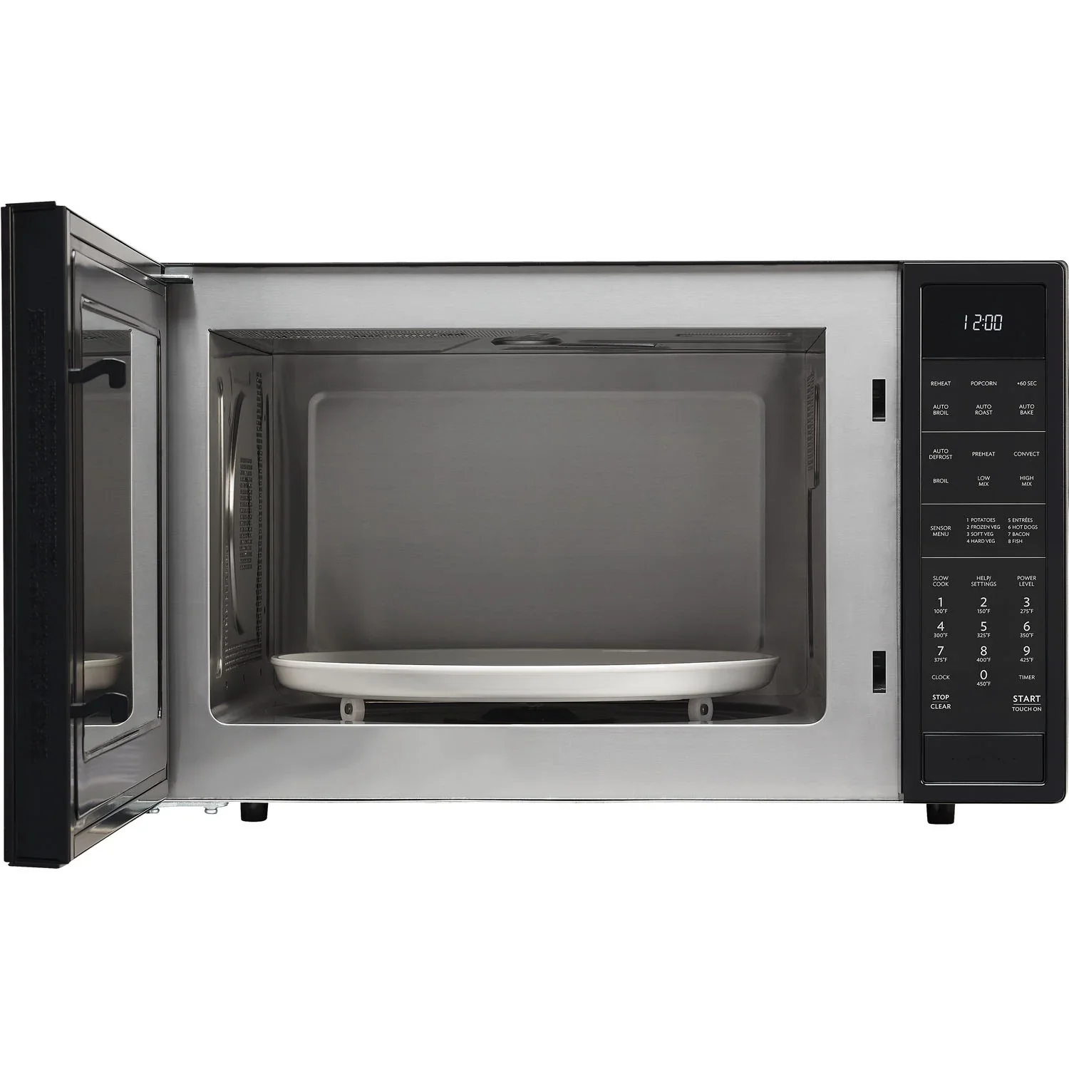 Sharp 1.5 Cu. Ft. 900W Convection Microwave Oven, Stainless Steel