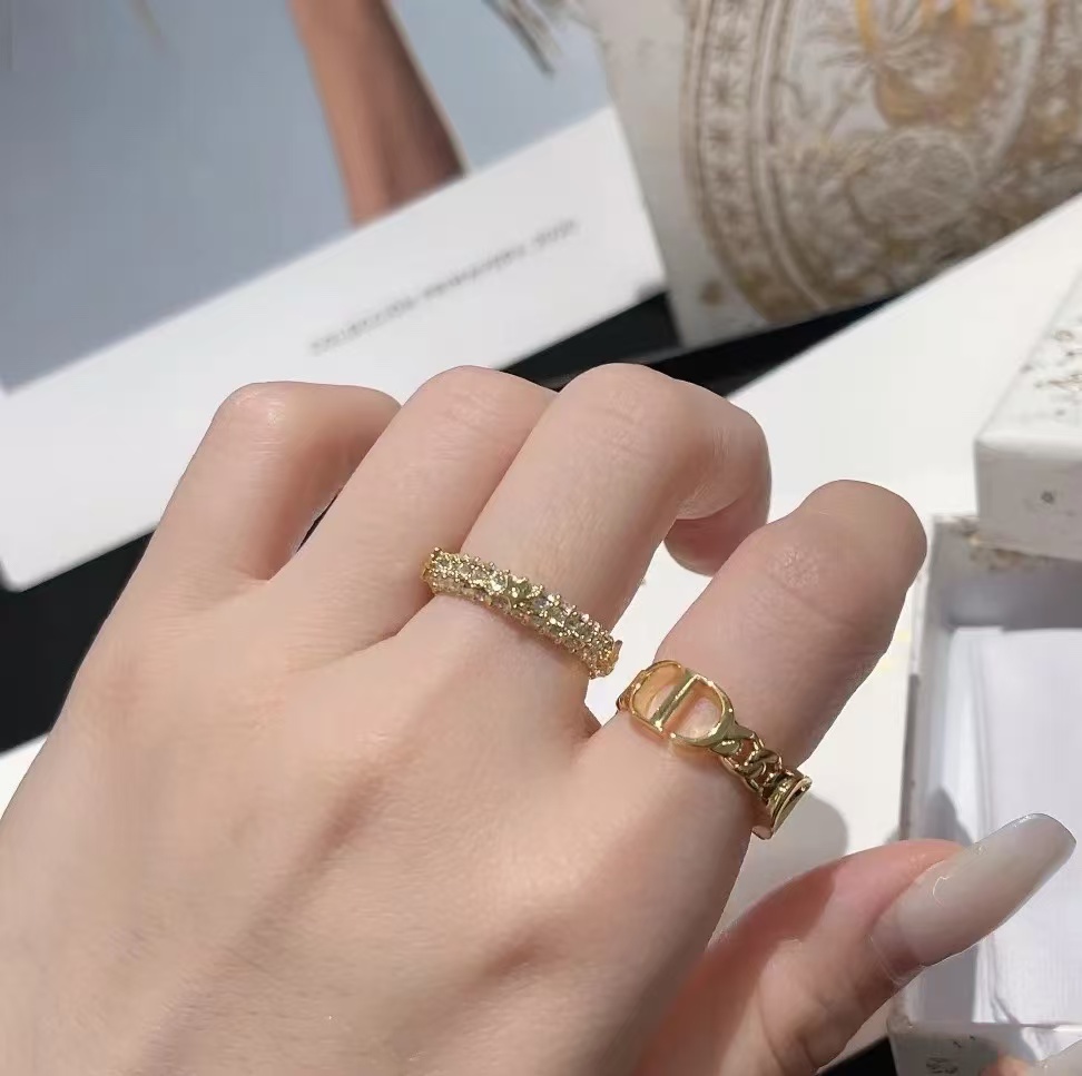 Dior CD Star Stacking Rings - 2 Pieces - Original Replica Club