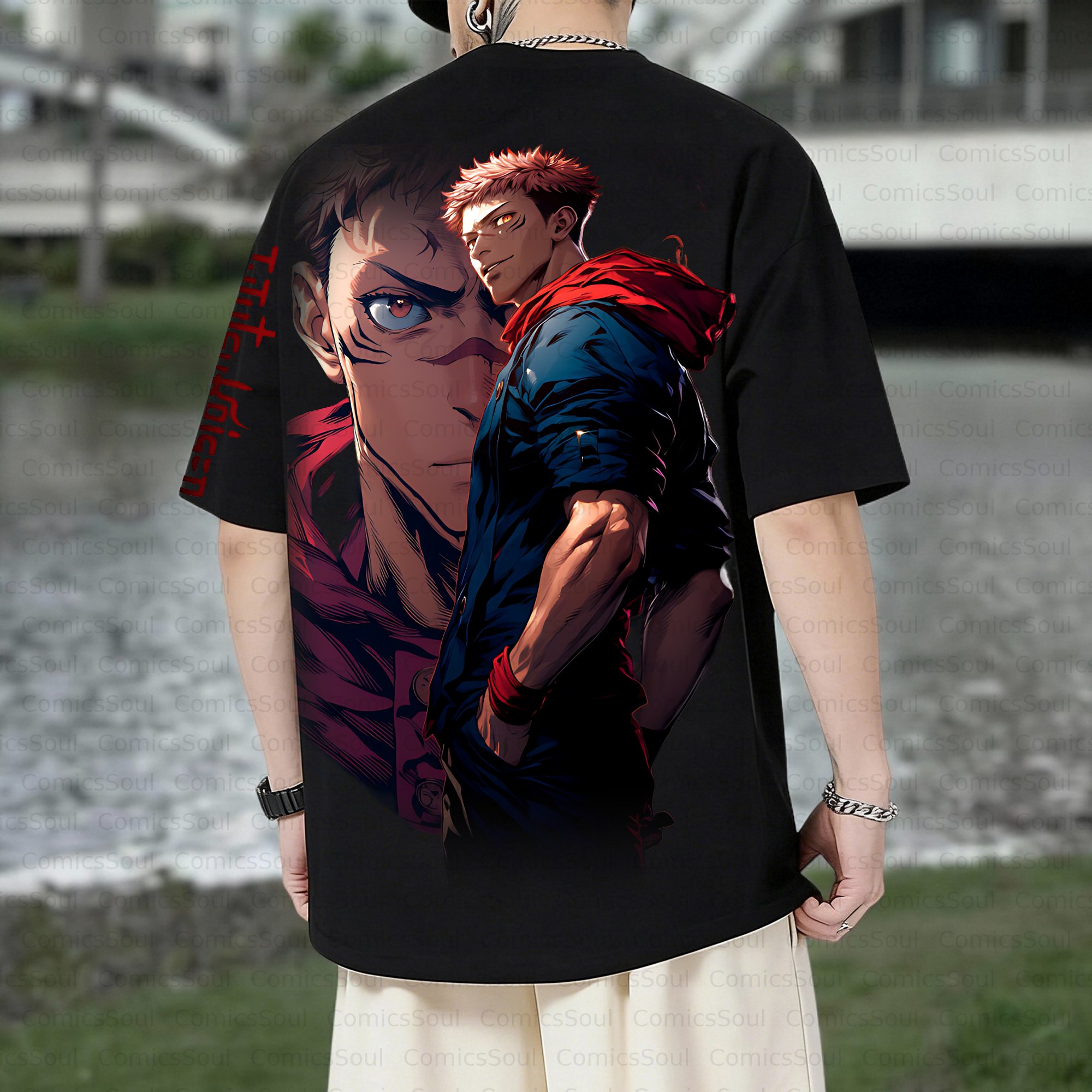 Unisex Anime Inspired Vintage T-Shirt