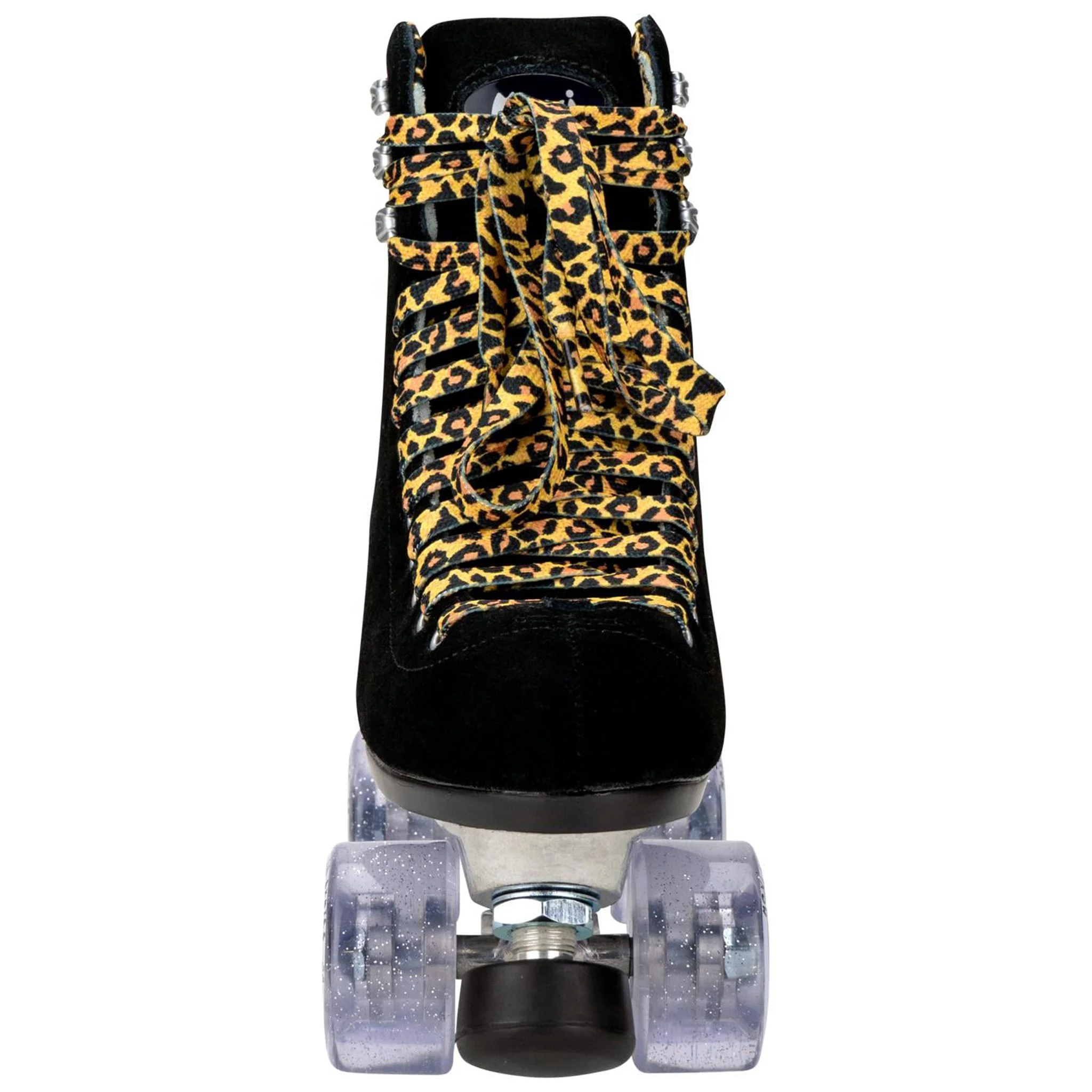 Riedell Quad Roller Skates - Panther Black Suede - Image 4