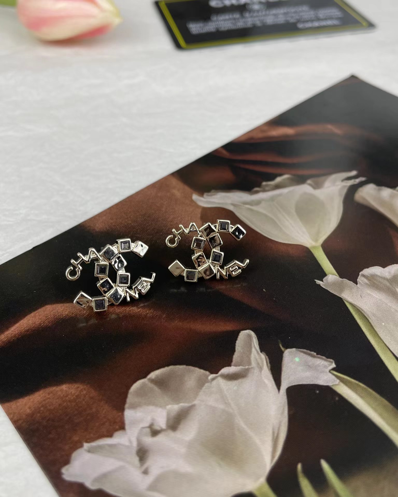 Chanel Letters Double C Earrings - Original Replica Club