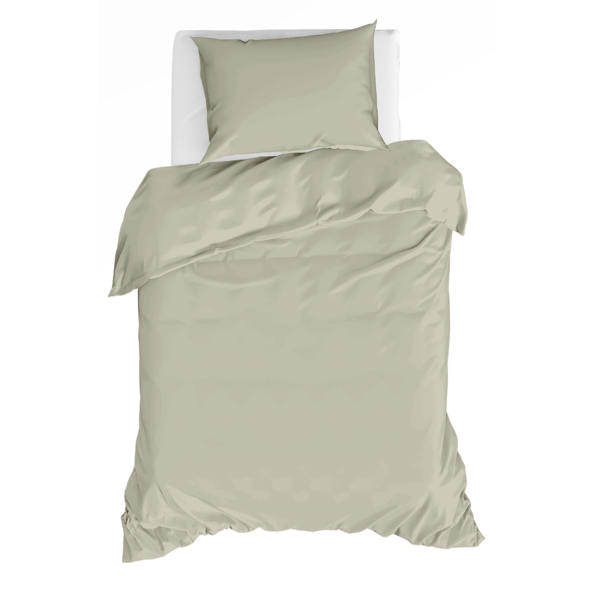 Blokker Fresh Dekbedovertrek 140 x 200/220 cm - Sage Green