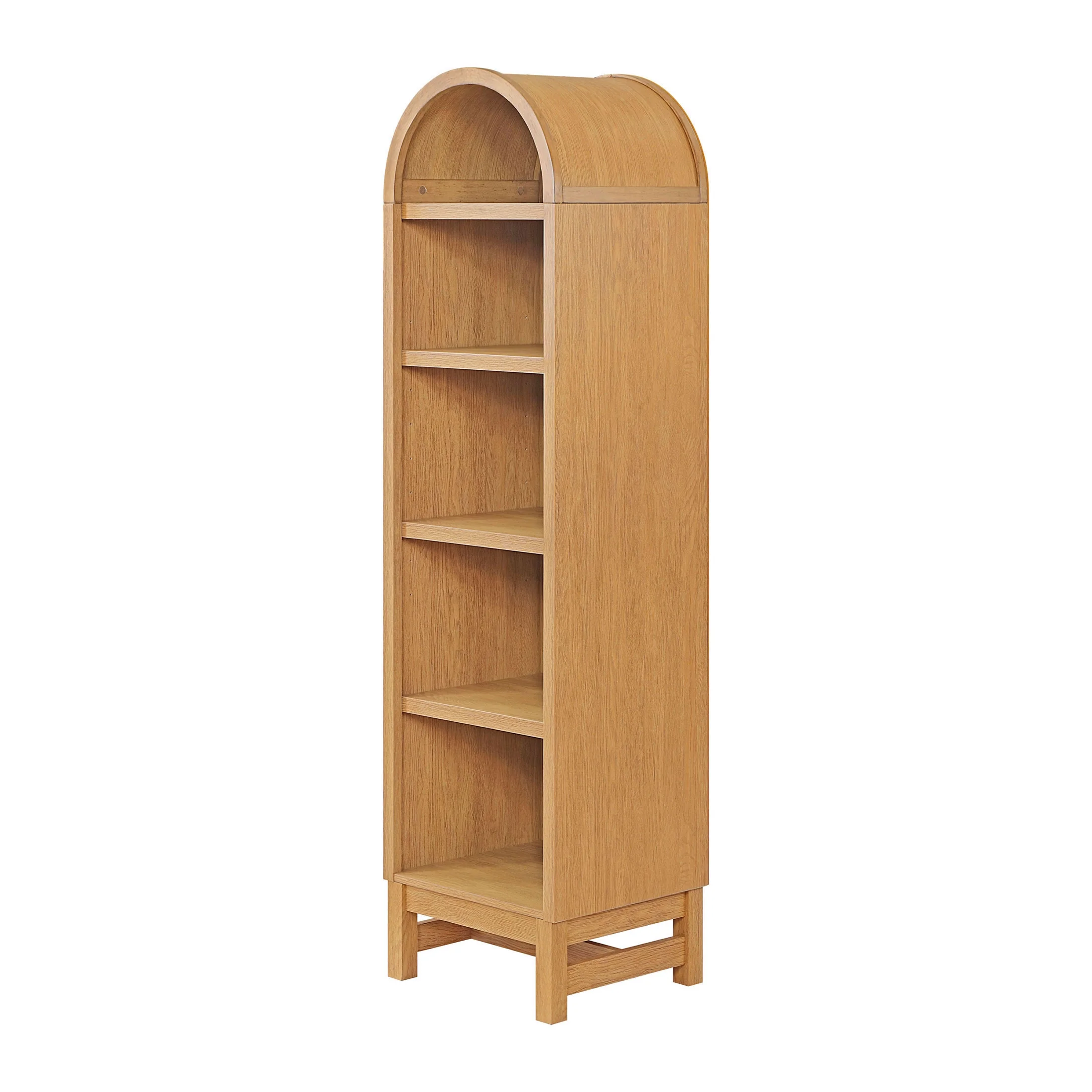 Better Homes & Gardens Juliet Narrow Arch Bookcase, Rich Black and Light Honey - Image 31