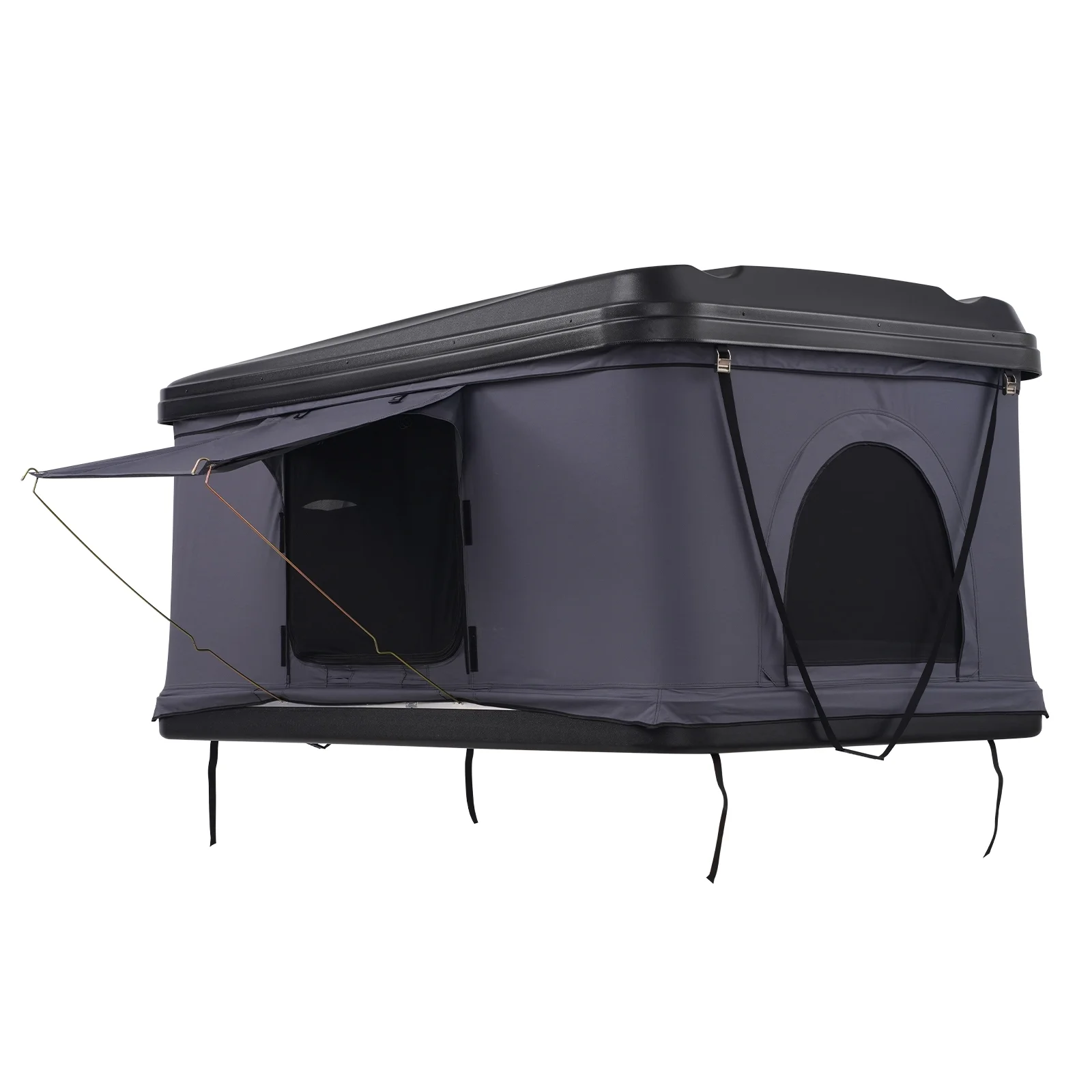 KFFKFF Hard Shell Rooftop Tent, Naturnest Model for 2-3 People, Includes Thick Mattress and Telescopic Ladder, Waterproof and Windproof, Suitable for Jeep, SUV, Van, and Pickup Trucks - Image 5