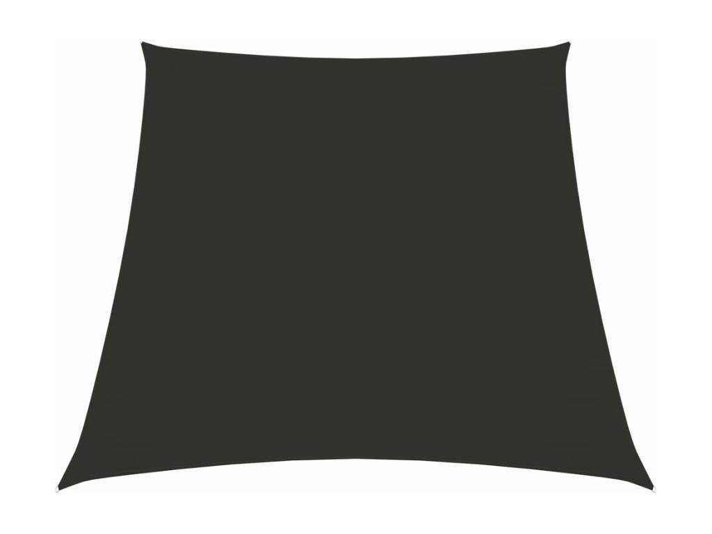 Vela parasol tela Oxford trapecio 2/4x3 m Antracita
