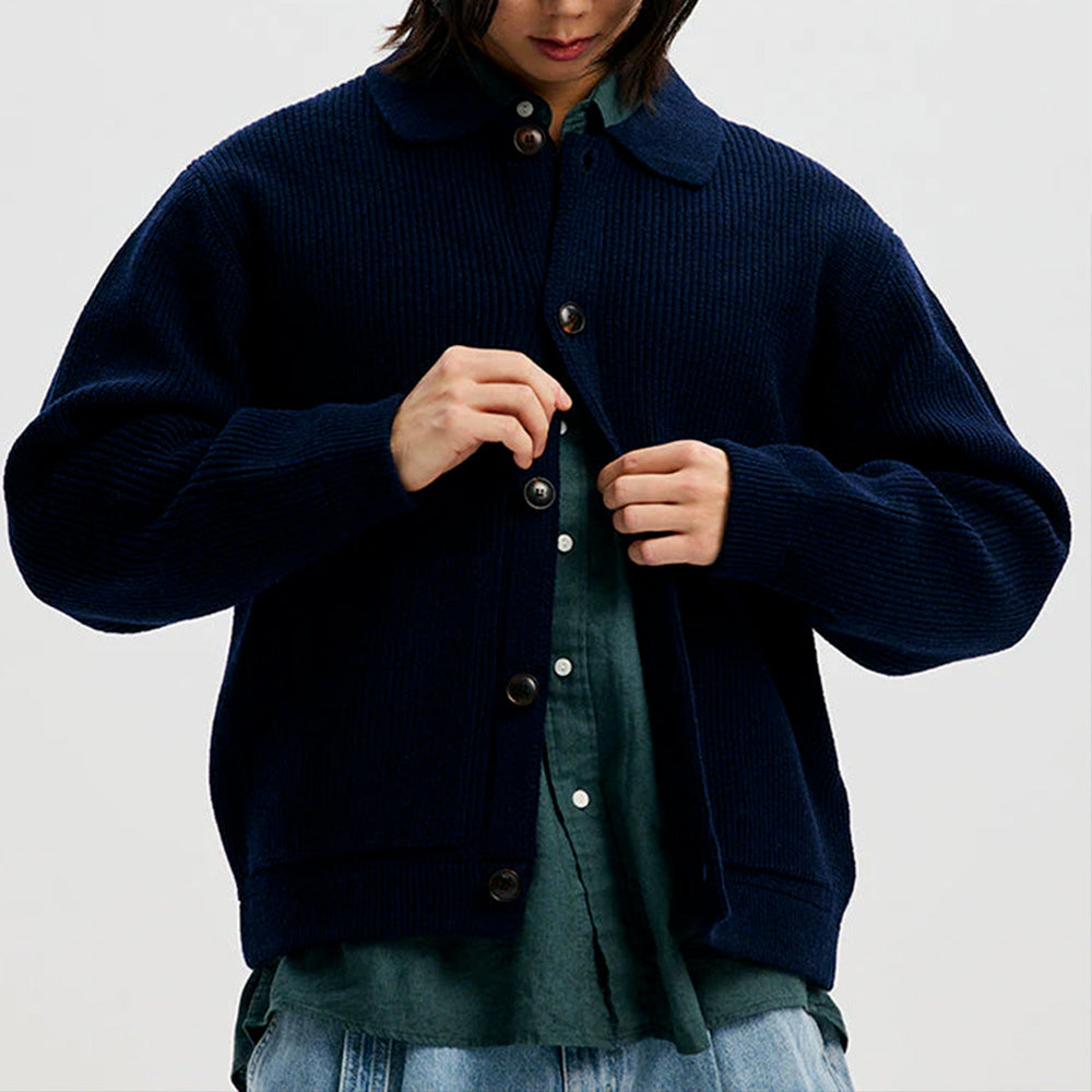 Frizmworks - Cardigan Heavyweight Collar - Marine