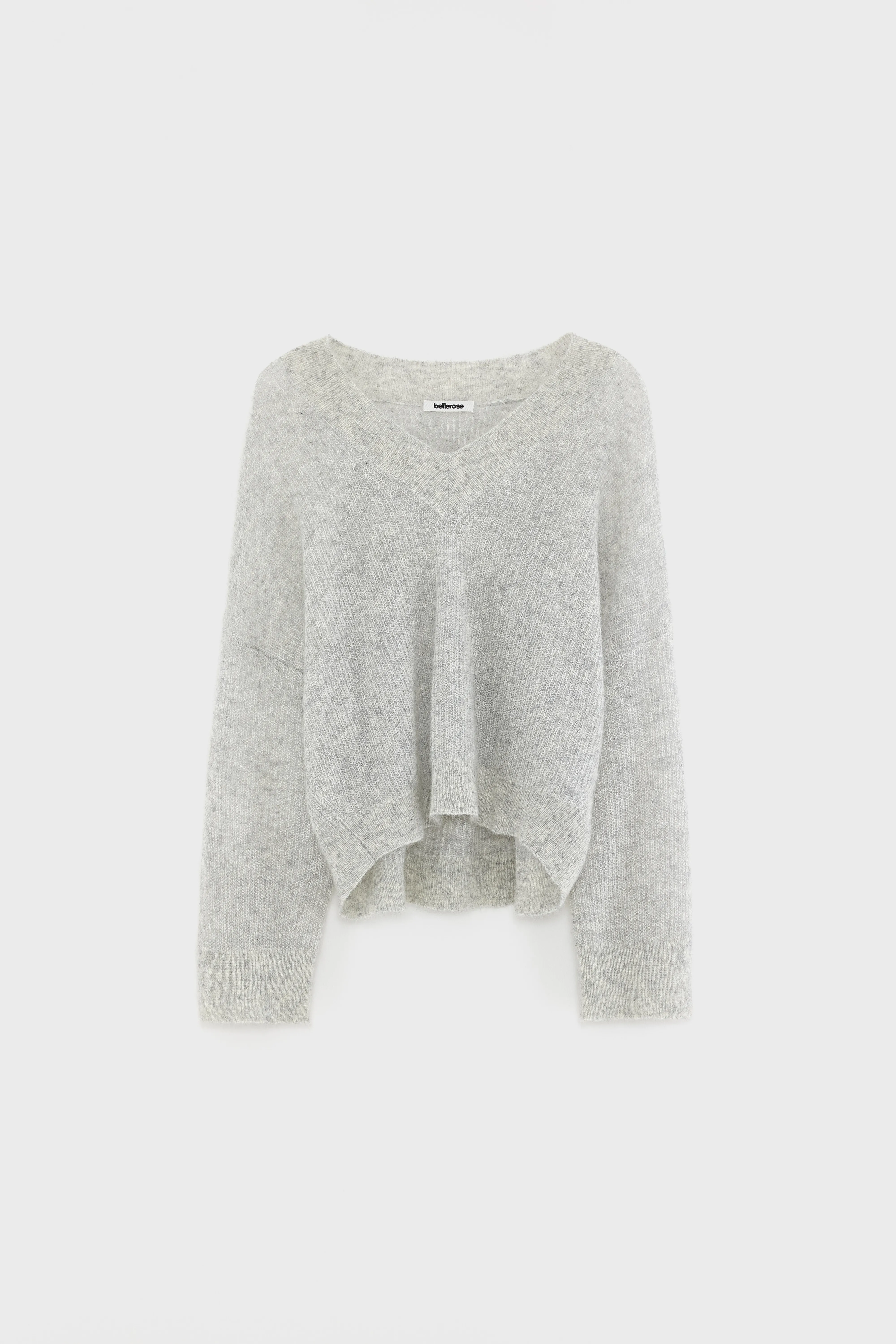Bellerose Arco v-neck sweater (261 / W / LIGHT GREY)
