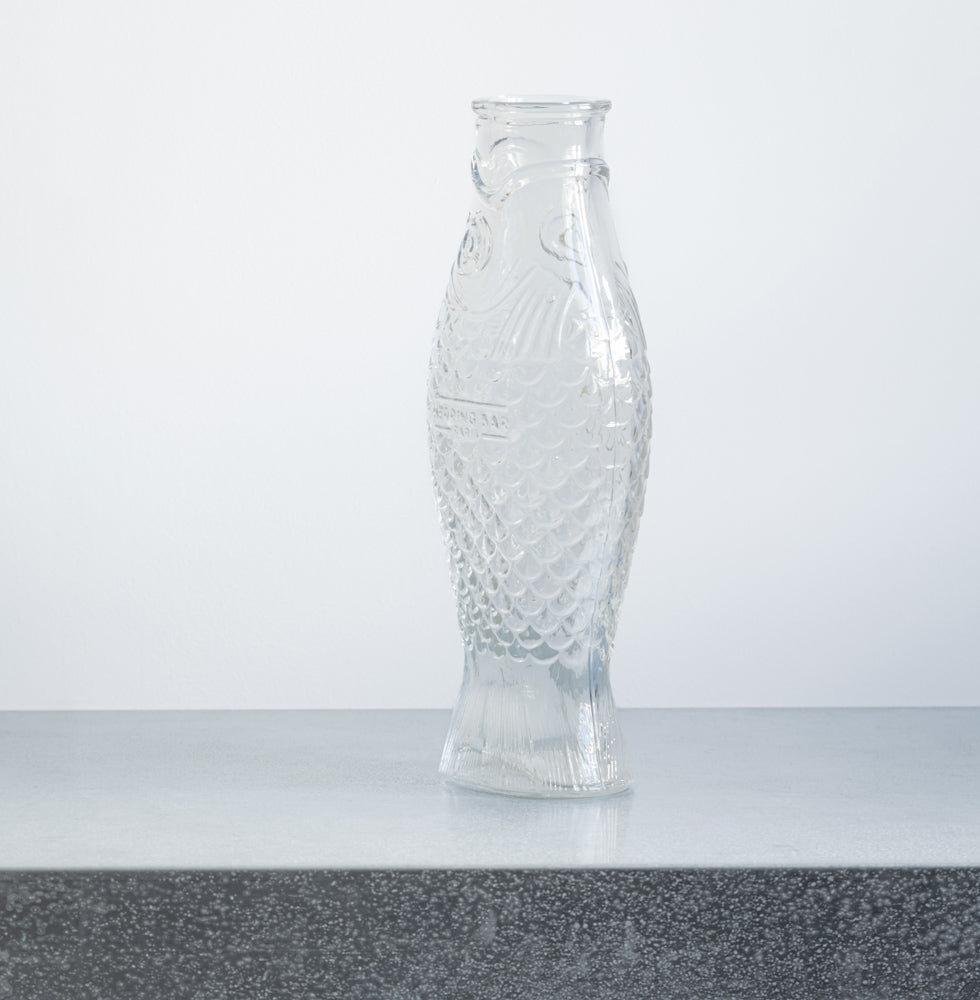 Carafe en verre Fish