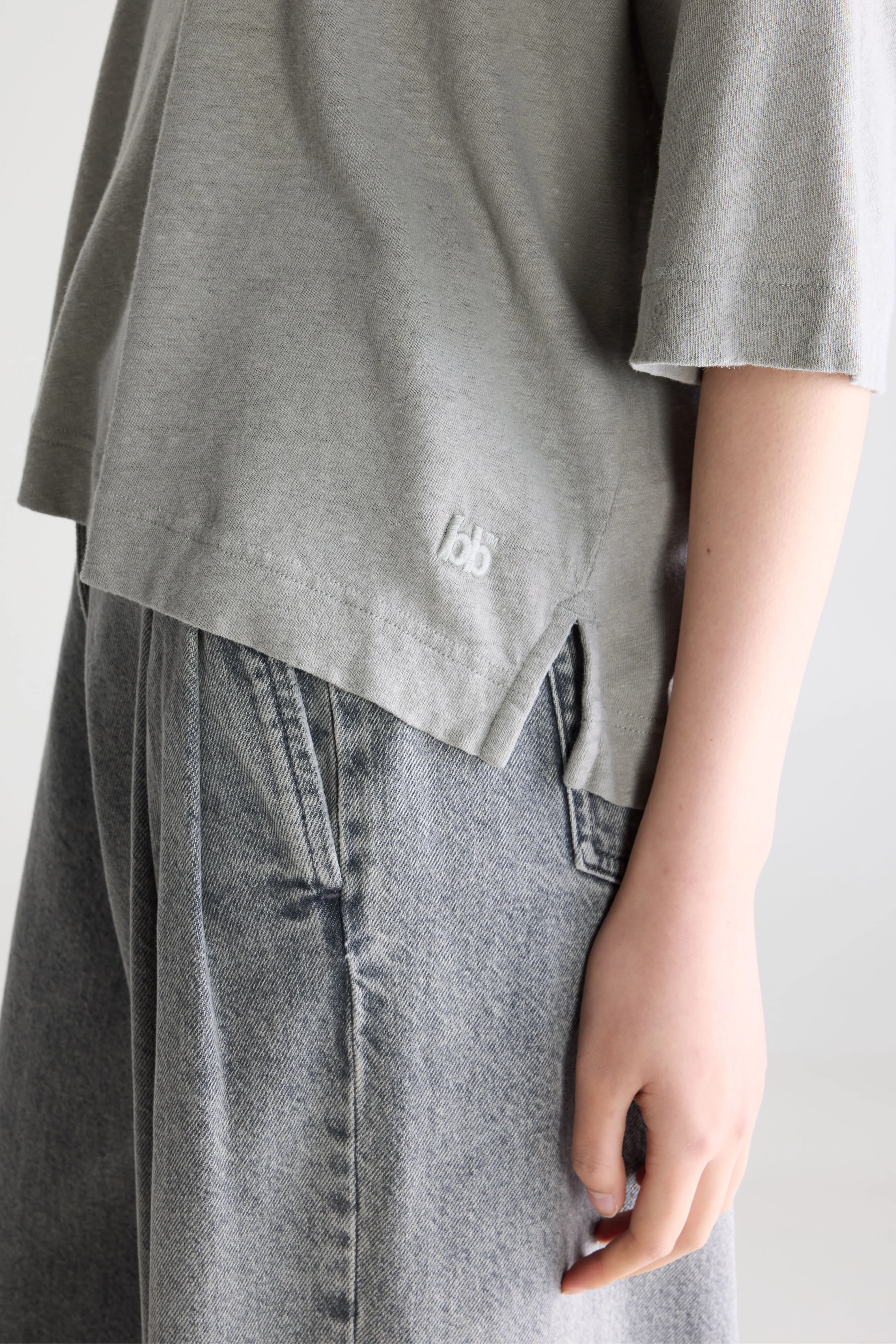 Bellerose Vydel short-sleeve t-shirt (261 / W / STEEL)