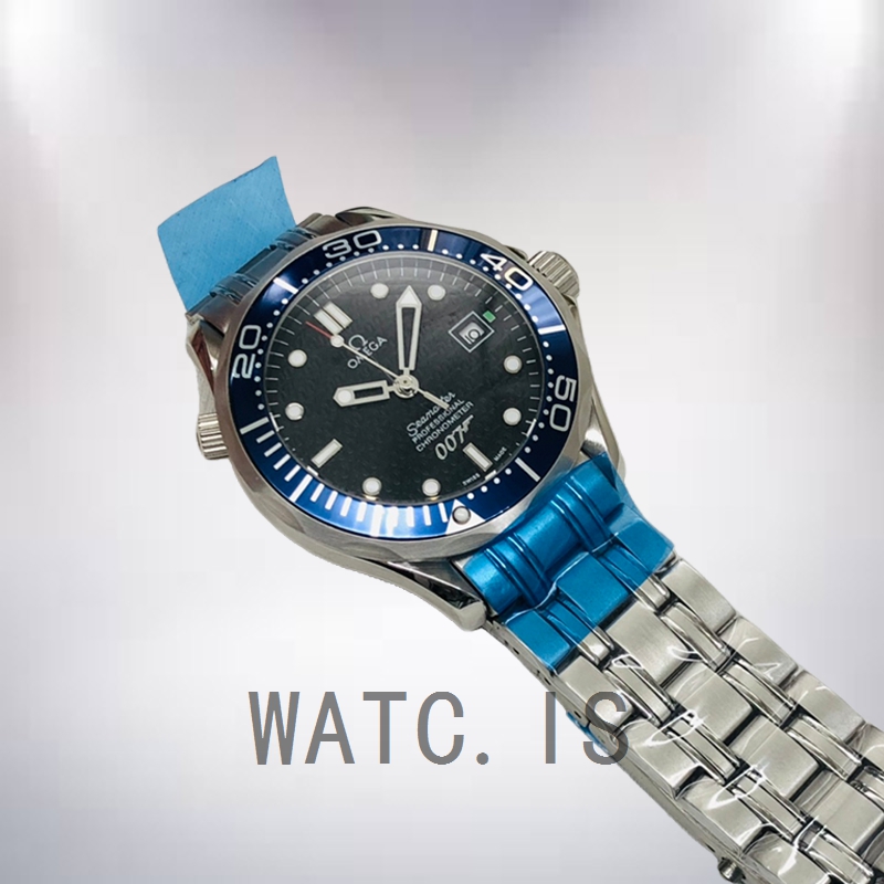 Omega Seamaster 41mm Men 2537.80.00 Bracelet Black Dial