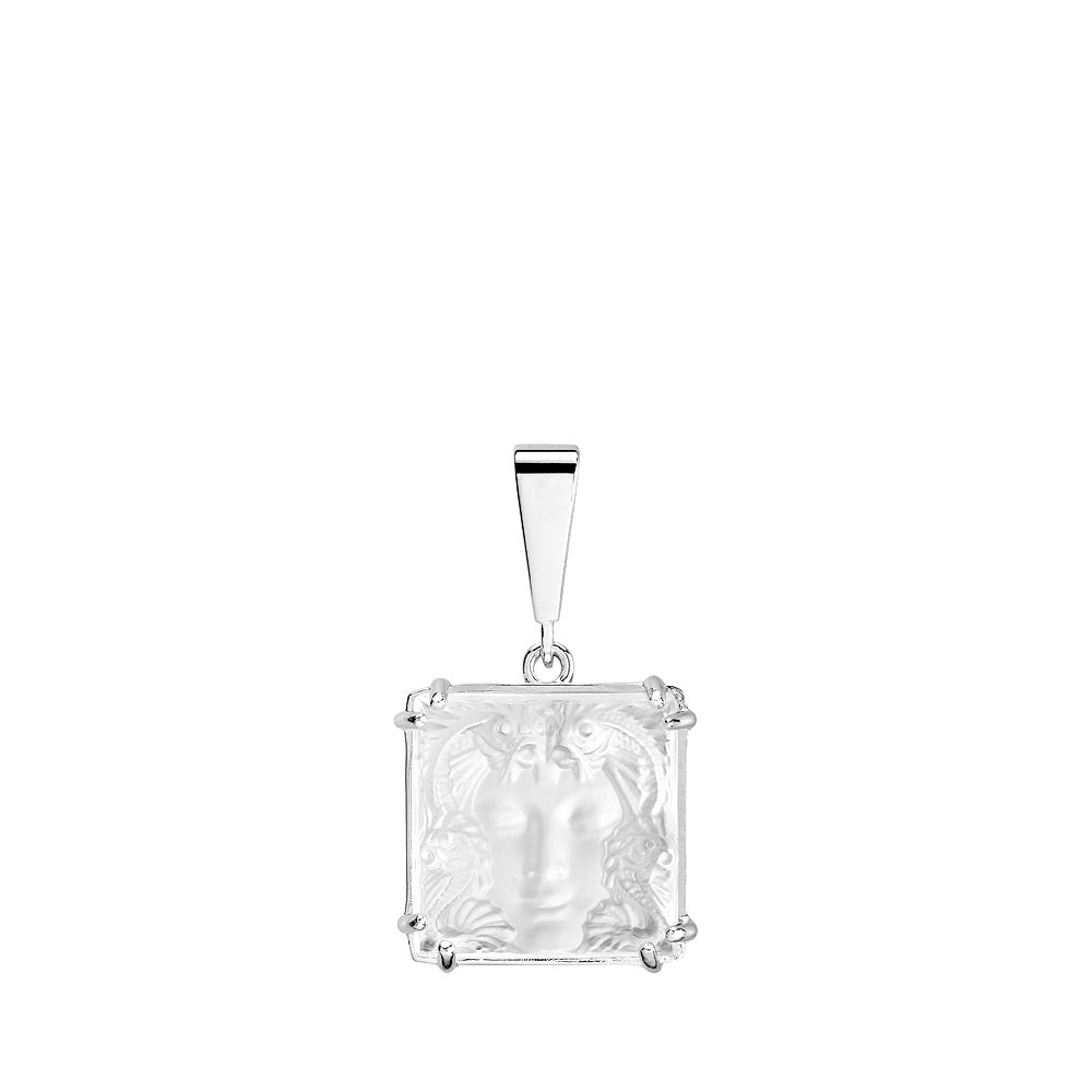 PENDENTIF ARÉTHUSE - CRISTAL INCOLORE, ARGENT