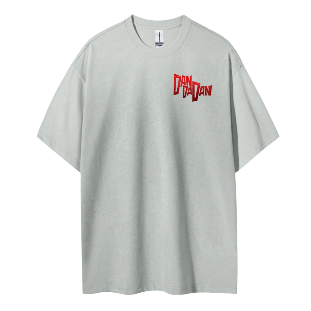 DANDADAN Cotton Unisex Round Neck Anime T-shirt TeeThreads Sustain the Scene with Custom Apparel