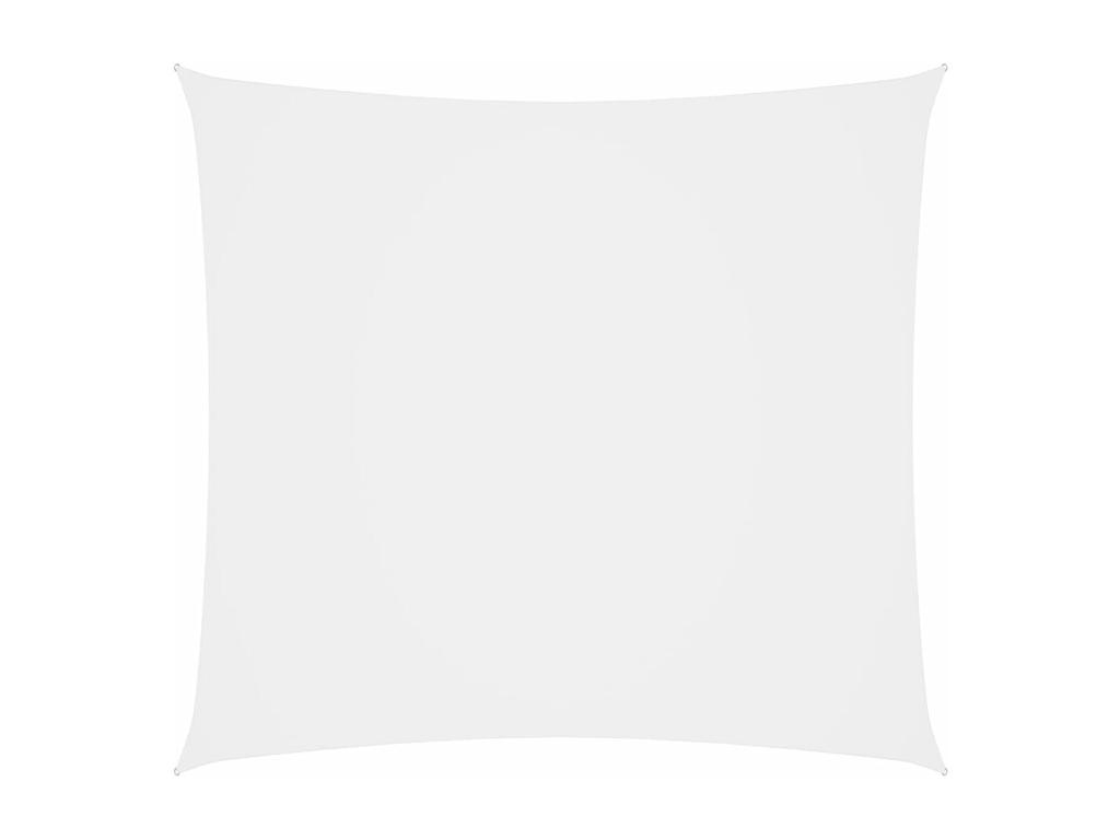 Vela parasol tela Oxford cuadrada 3,6x3,6 m Blanco
