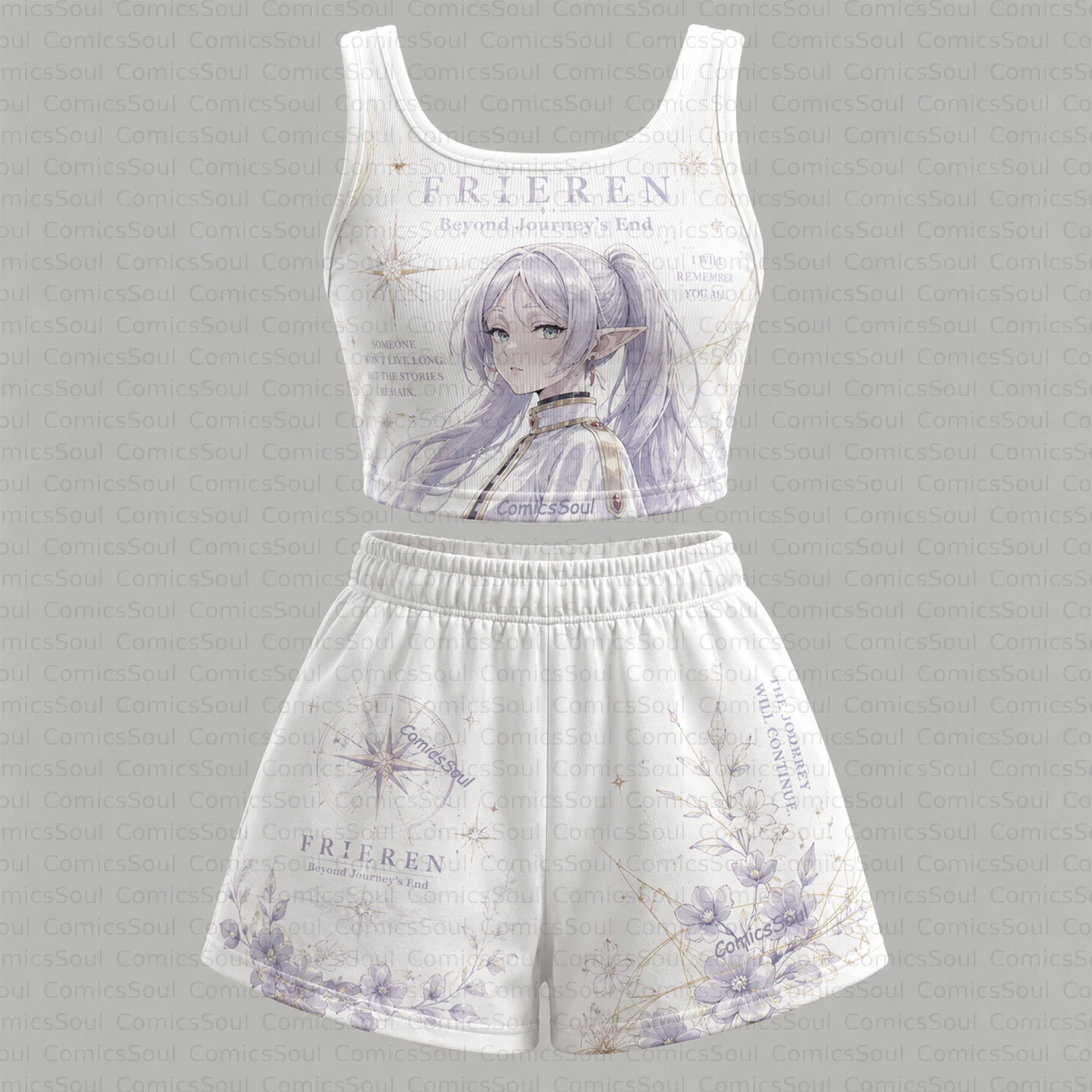 Frieren: Beyond Journey's End Vest and shorts Two-Piece Set