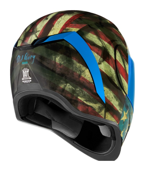 SportsBikeShop Icon Airform Old Glory Helmet