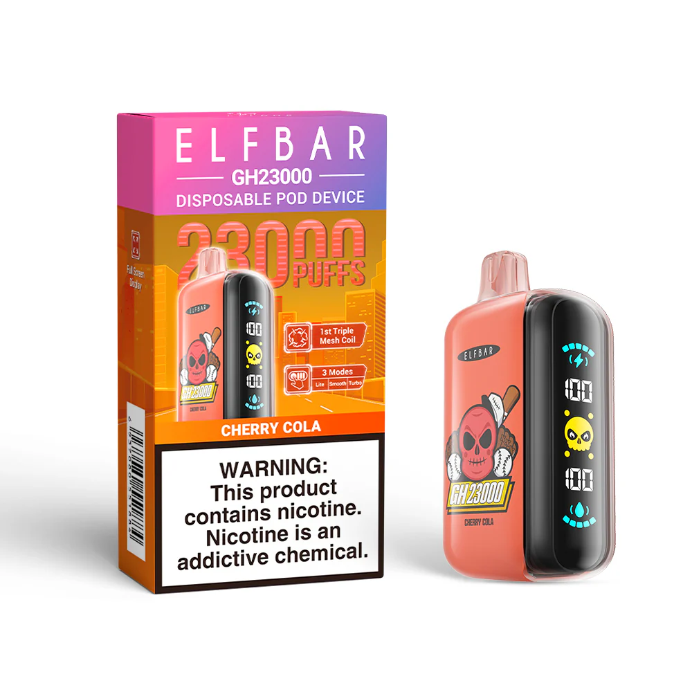 ELFBAR GH23000 kertakäyttöinen sähkötupakka (kaikki maut)
