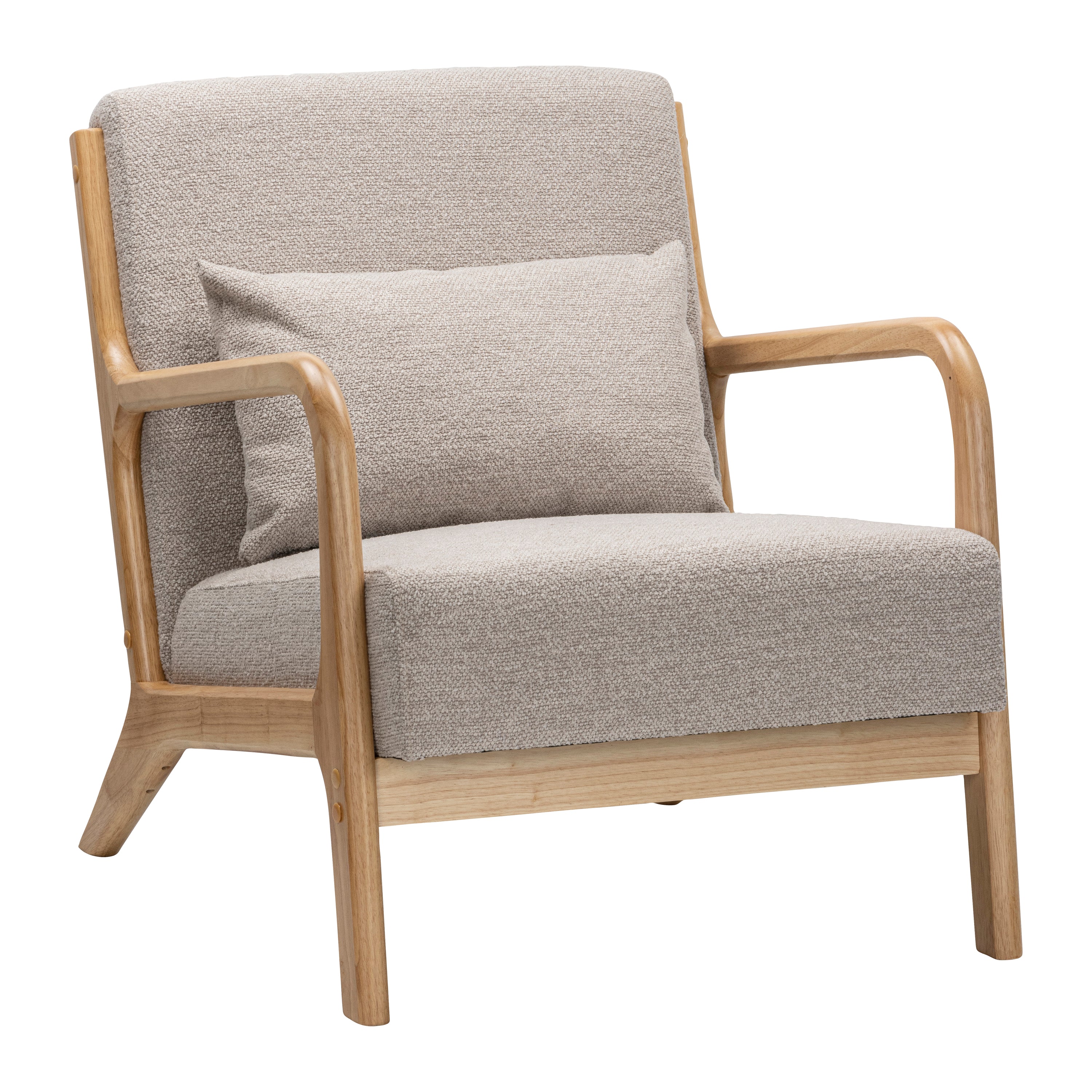 Blokker Wise Fauteuil - Eiken - Beige