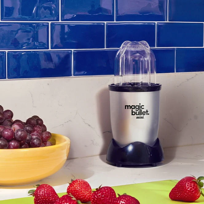 Magic Bullet® Mini 14 oz. Compact Personal Blender Silver/Black - Image 10