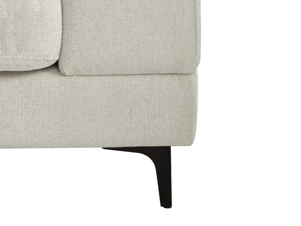 Sillón de tela texturizada beige JAMOLO