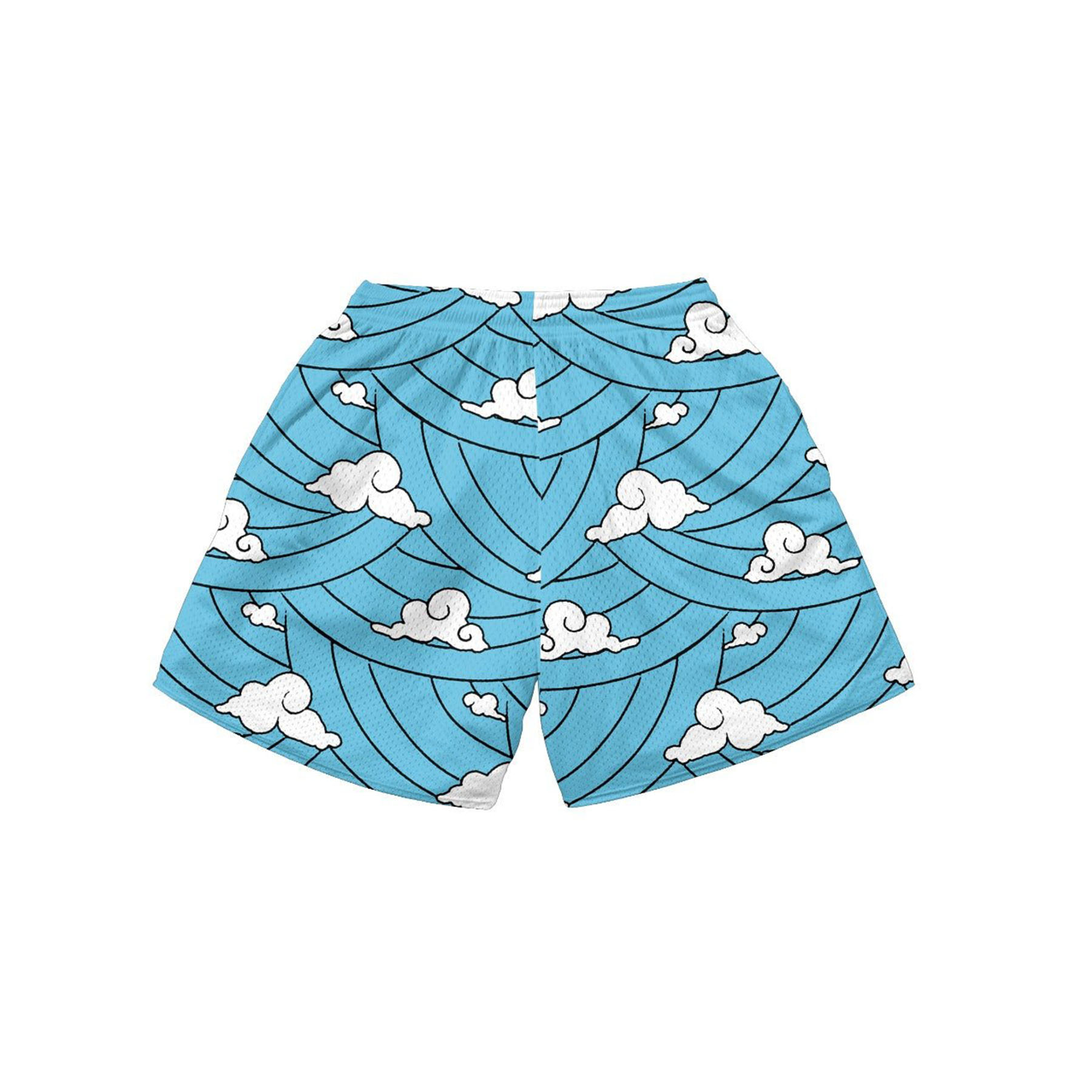 Men's Casual Print Panel Shorts