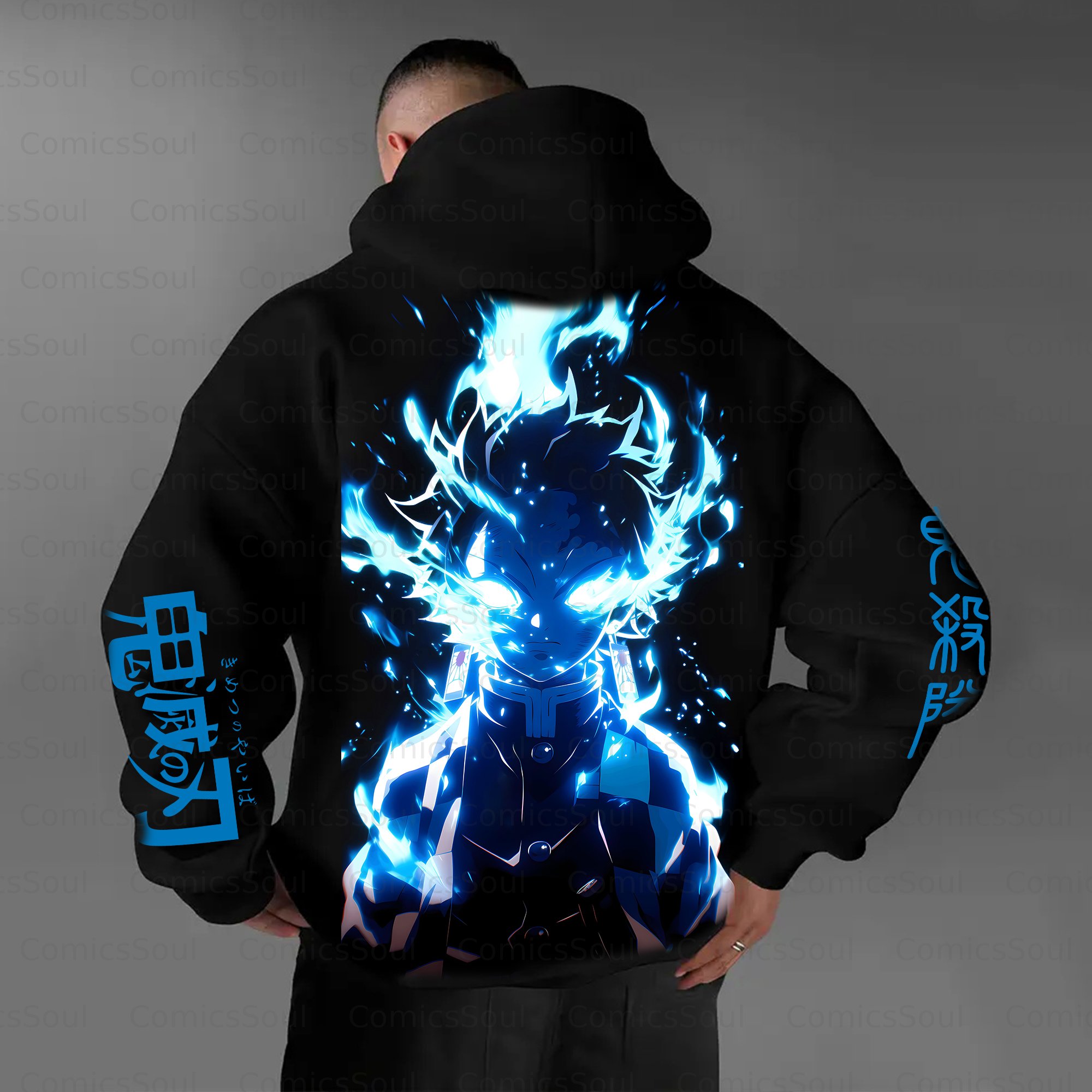 Unisex Anime Graphic Streetwear Vintage Plush Hoodie| KNY