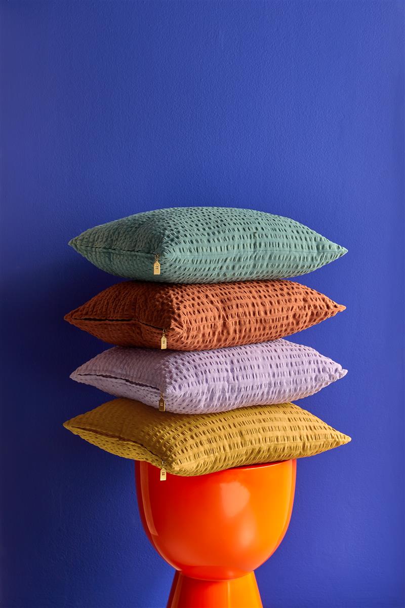 KAAT Amsterdam Cheer Sierkussen - 45x45 cm - Lila