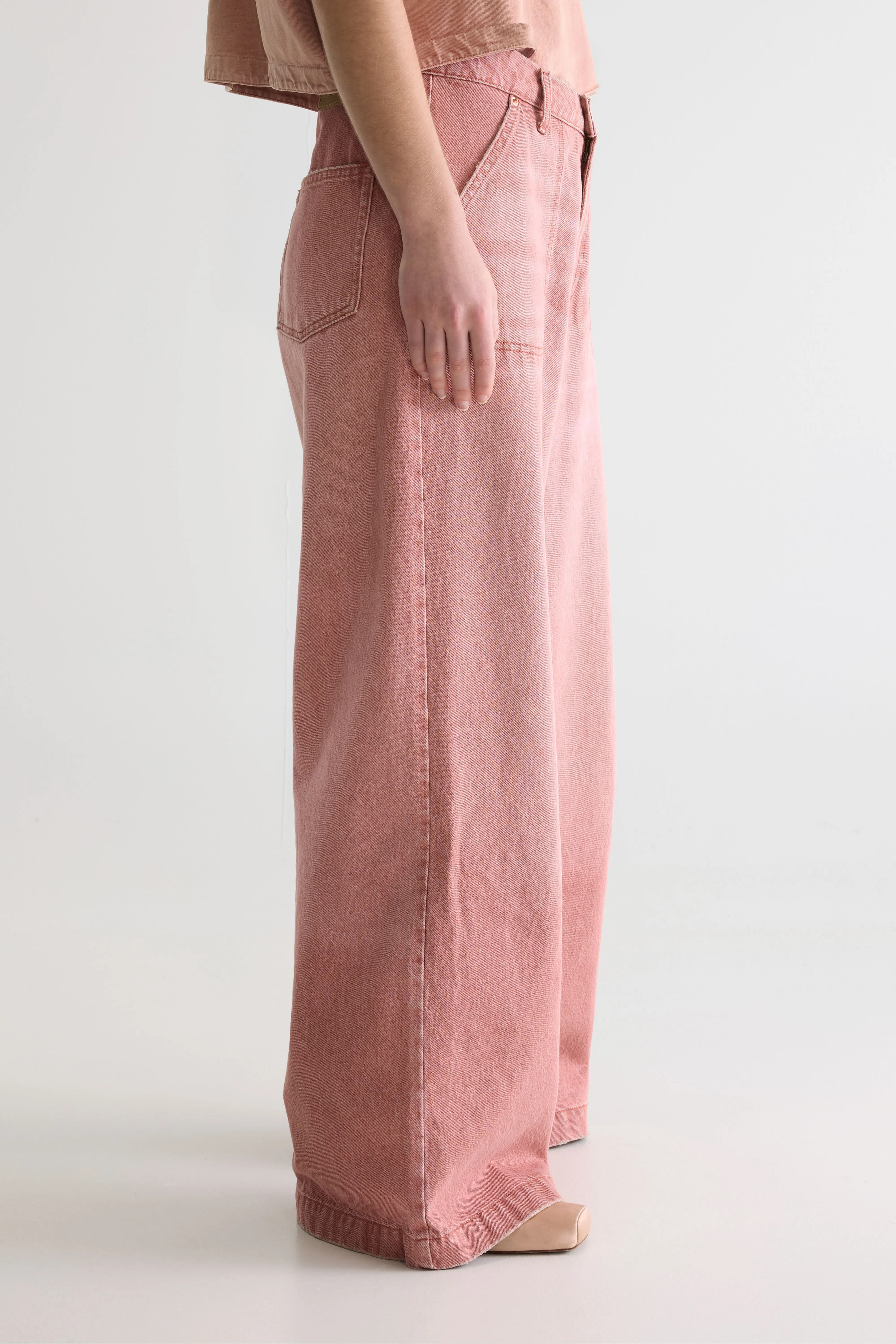 Bellerose Denim N. 62 - wide jeans (261 / W / RED CLAY SNOW)