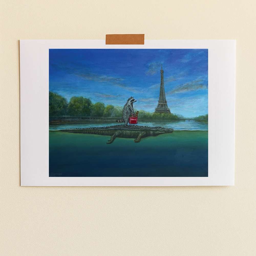 Merci x Travis Chapman - Affiche River tour